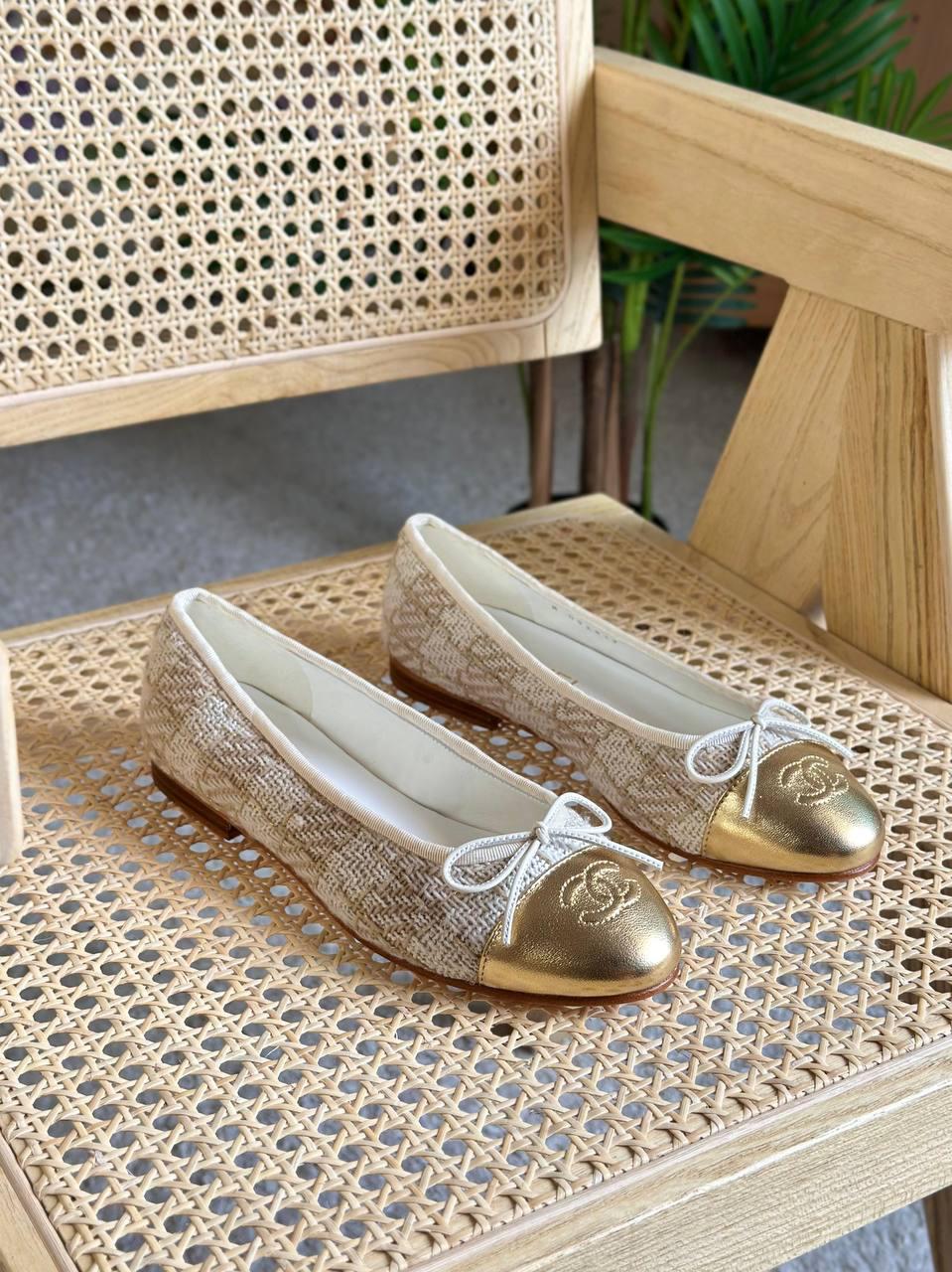 Chanel ballerina cap toe women's flats | Master rands