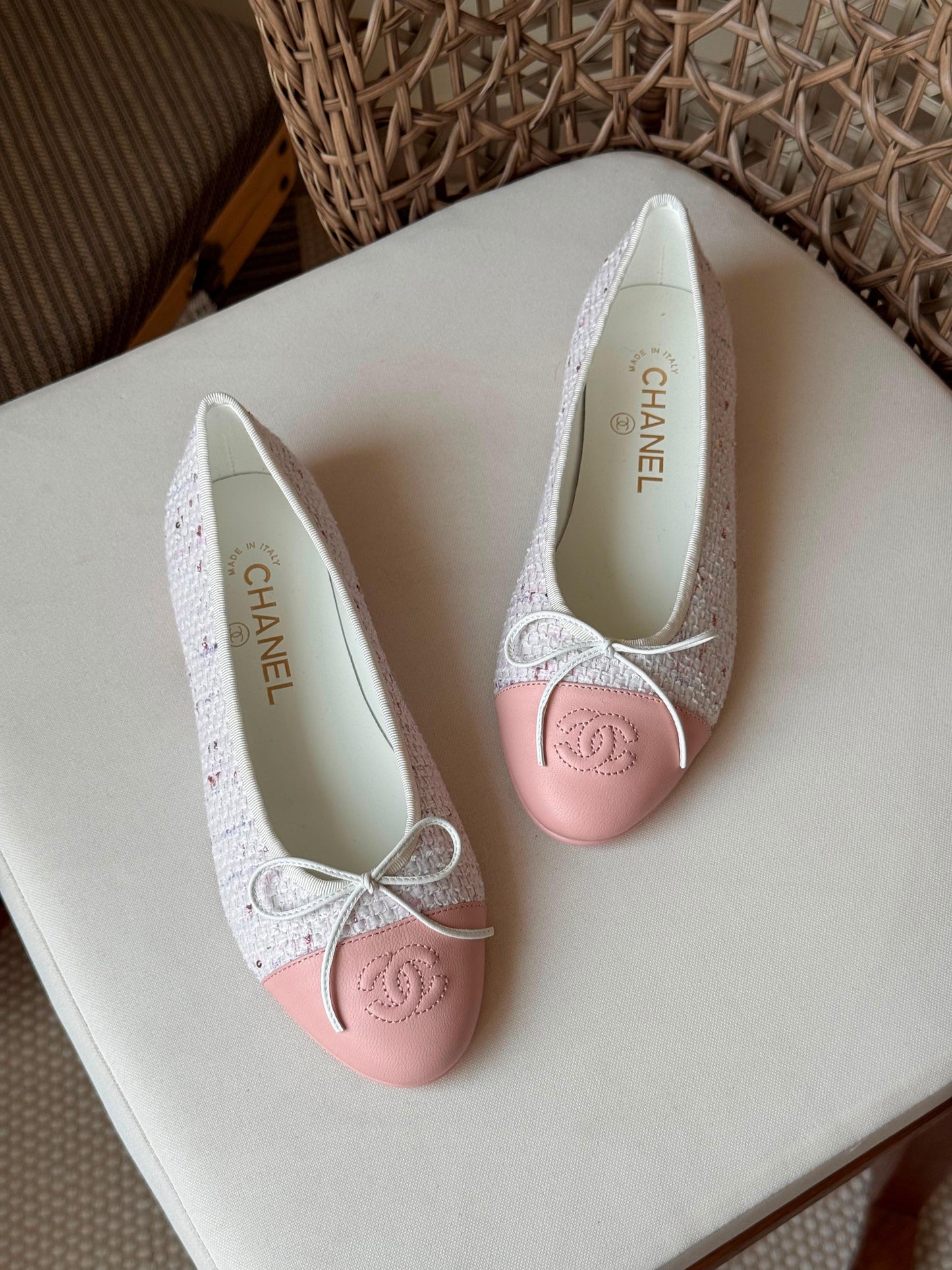 Chanel CC Cap-Toe Ballet Flats| Master Brand