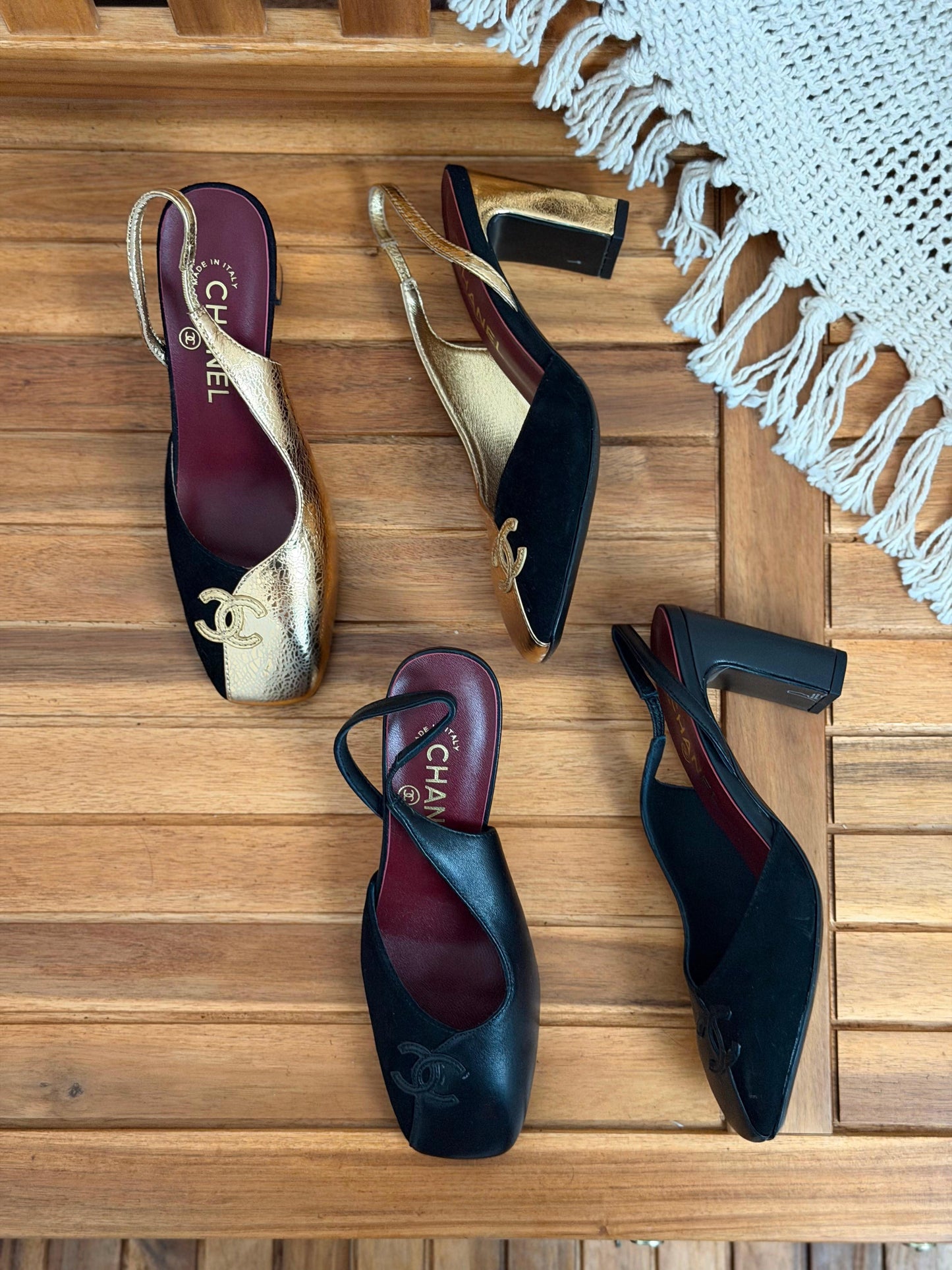Classic Chanel Slingback Pumps|Master Brand