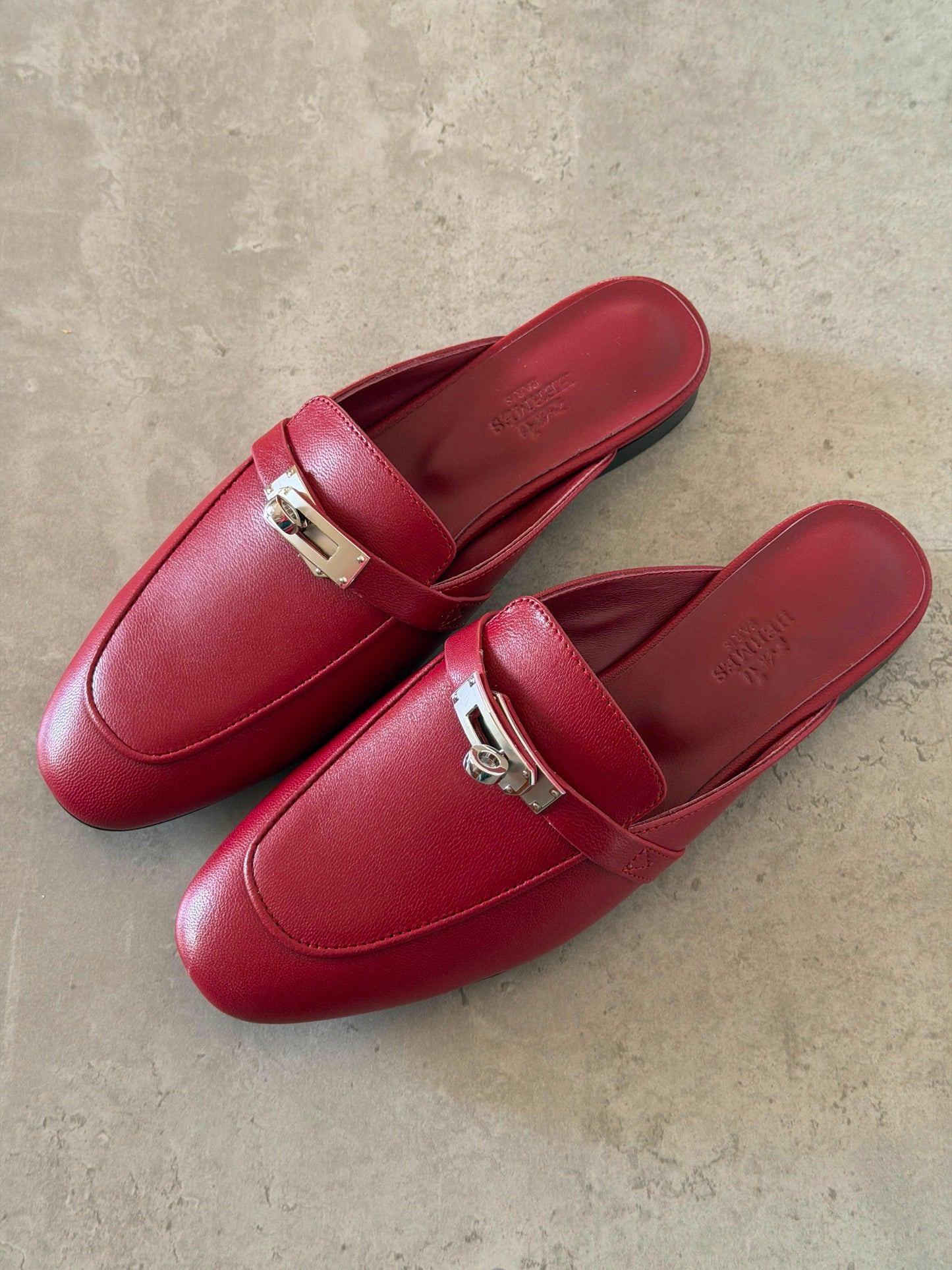 Hermes Luxurious Oz mules Goatskin|Master Brand