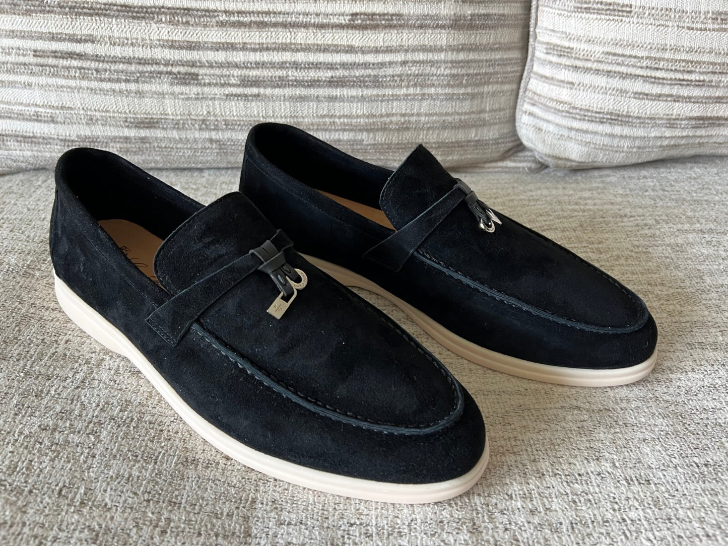 Loro Piana Summer Charms Walk loafers suede | Master Brands