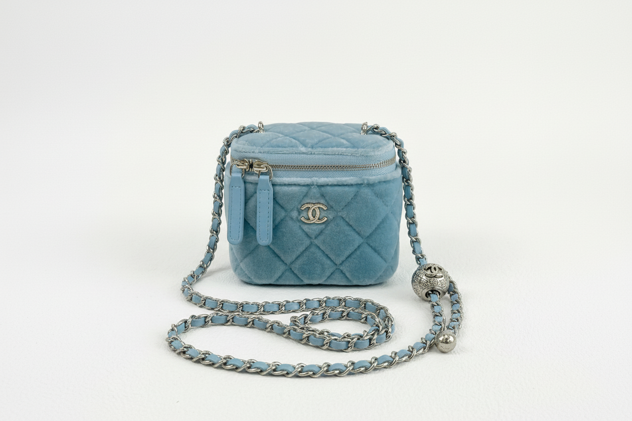 luxury Chanel vanity cases - quilted handbags