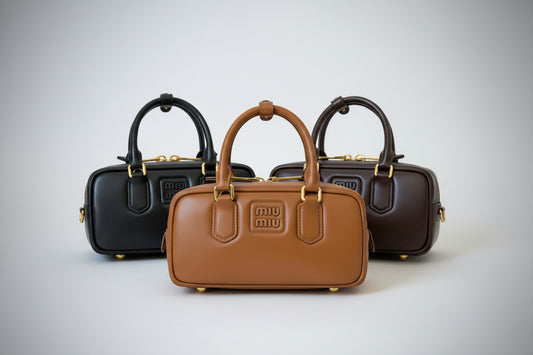 Farfetch Miu Miu Arcadie Leather Mini Bag