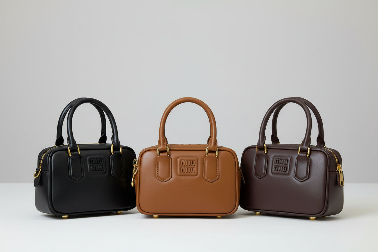 Farfetch Miu Miu Arcadie Leather Mini Bag