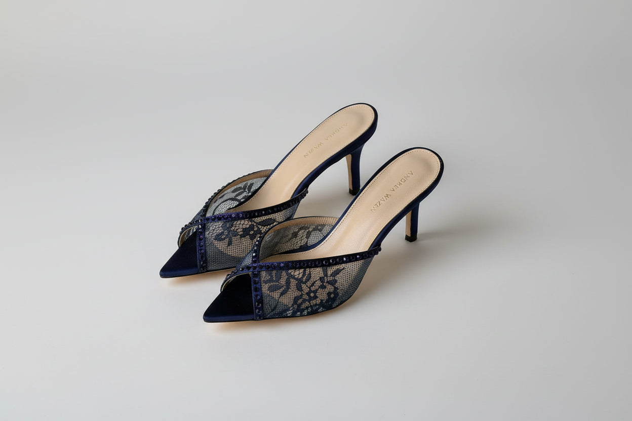 Andrea Wazen Katy 75 mules for Women