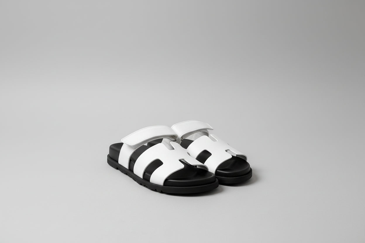 Hermès Chypre Leather Sandals women