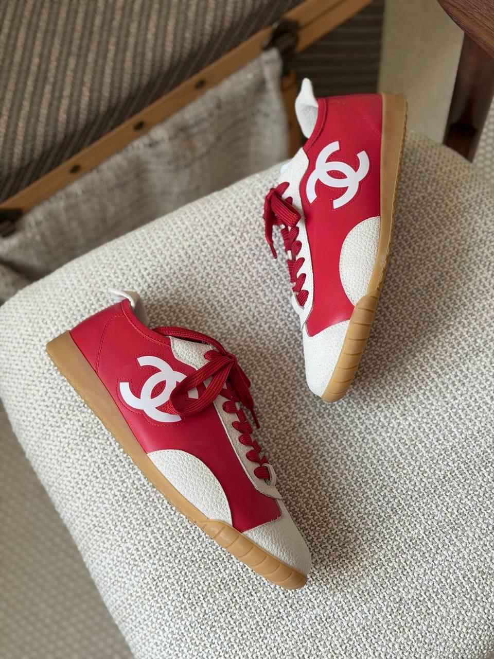 Chanel Trainers Calfskin & embossed suede calfskin Sneakers