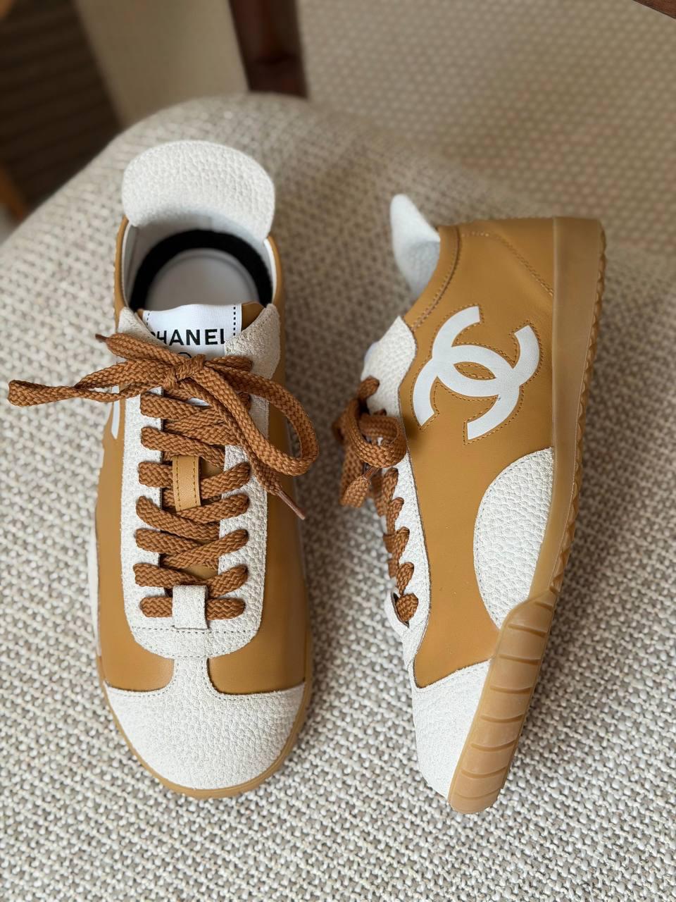 Chanel Trainers Calfskin & embossed suede calfskin Sneakers