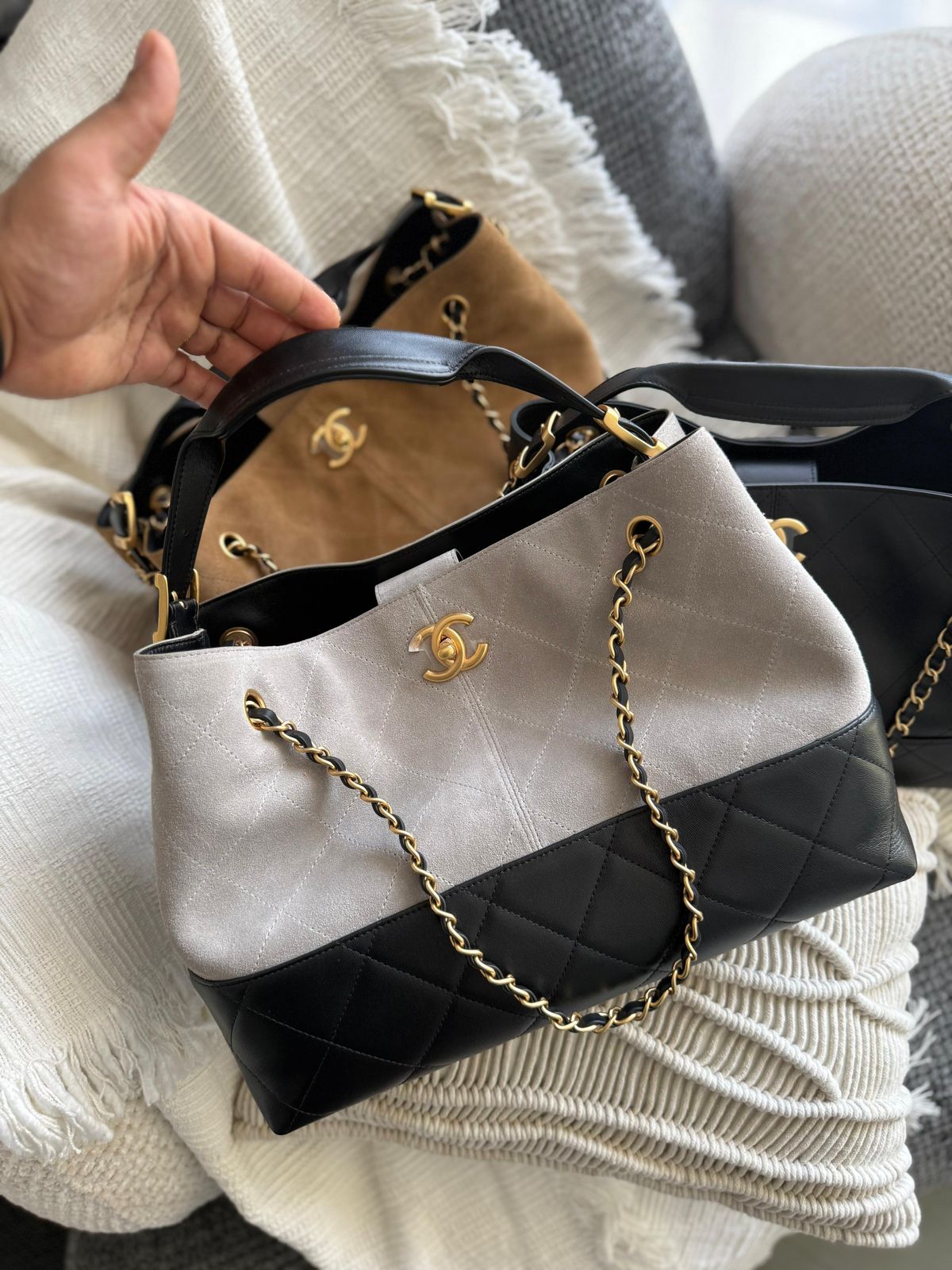 Chanel 25A Suede Bag Small Womens | Master Brands
