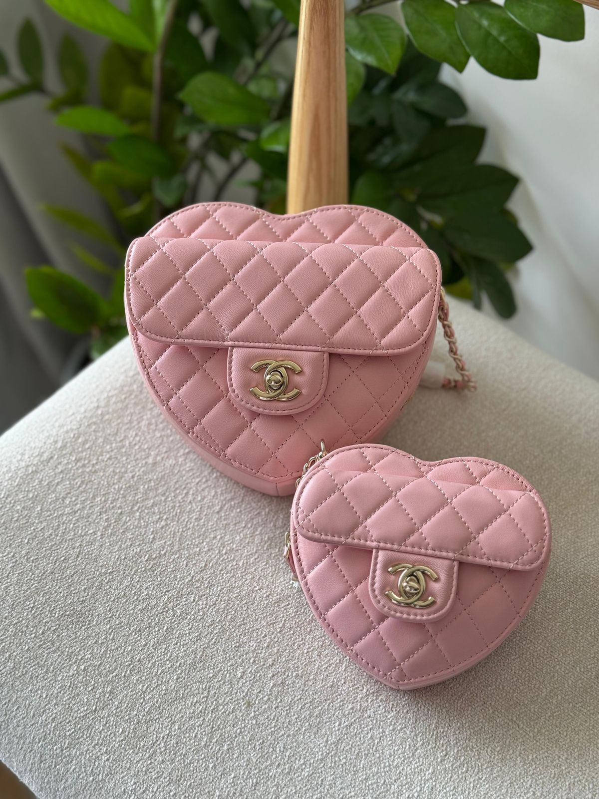 Chanel Heart Bag in Lambskin womens | Master Brands