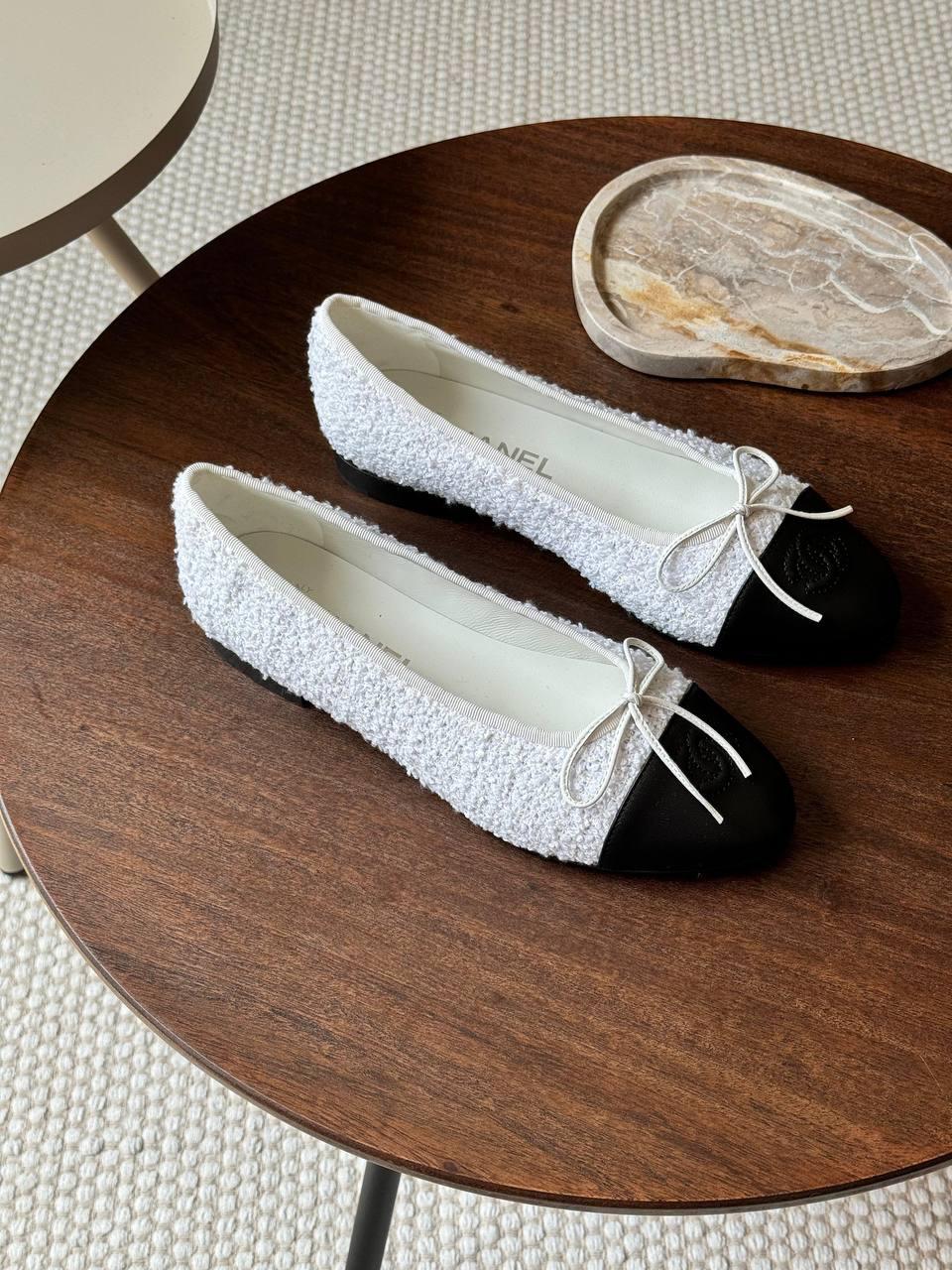 Chanel ballerina cap toe women's flats | Master rands