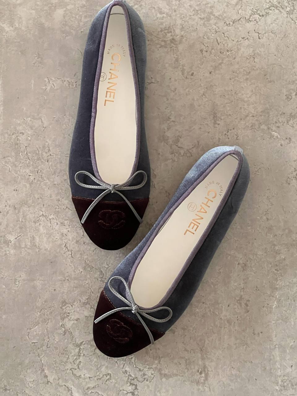 Chanel ballerina cap toe women's flats | Master rands