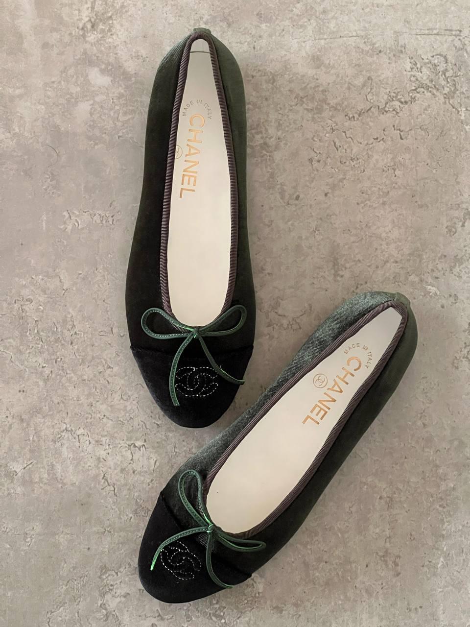Chanel ballerina cap toe women's flats | Master rands