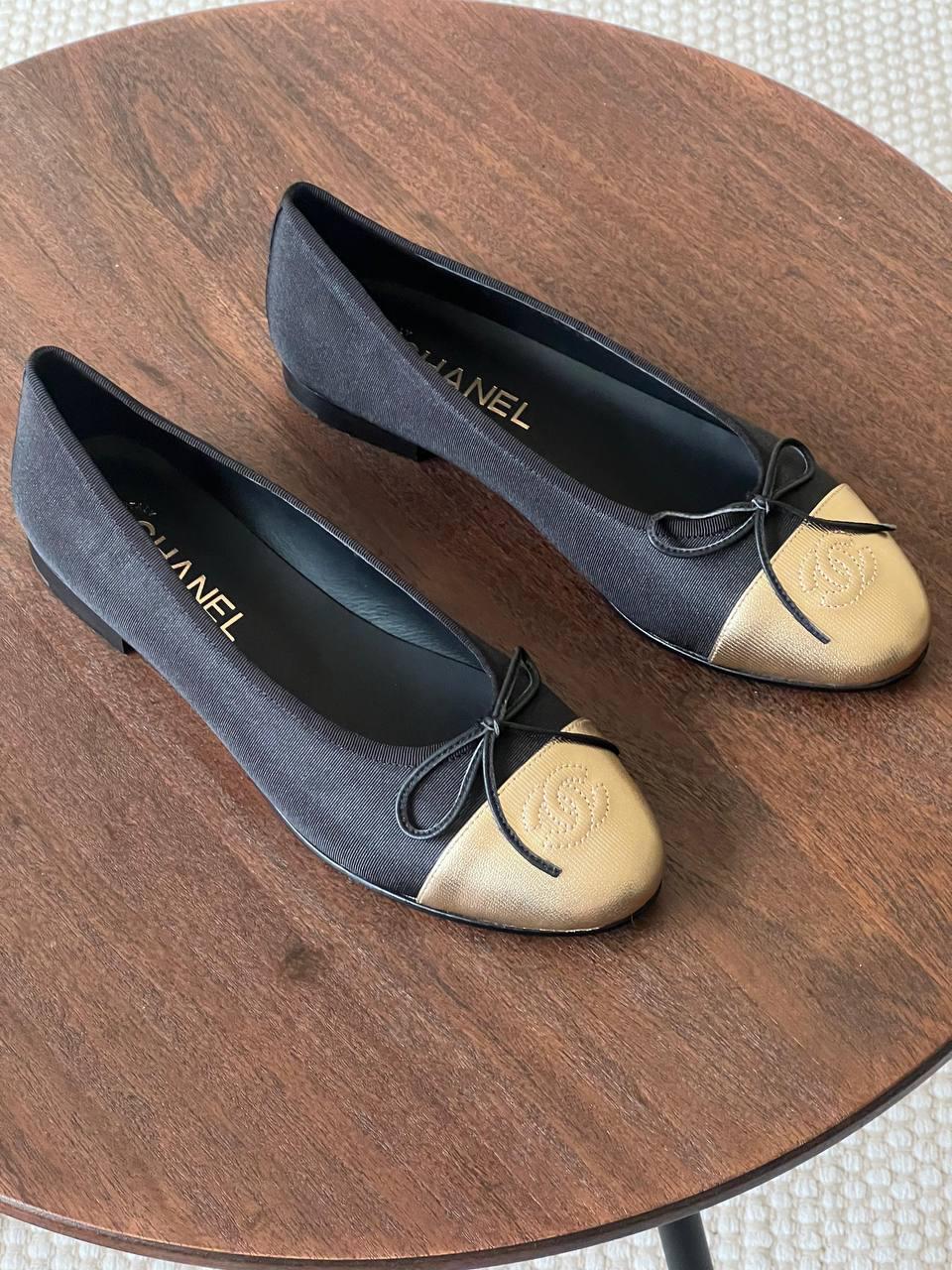 Chanel ballerina cap toe women's flats | Master rands