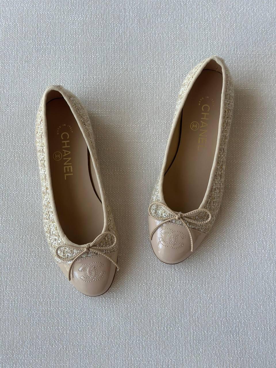 Chanel ballerina cap toe women's flats | Master rands