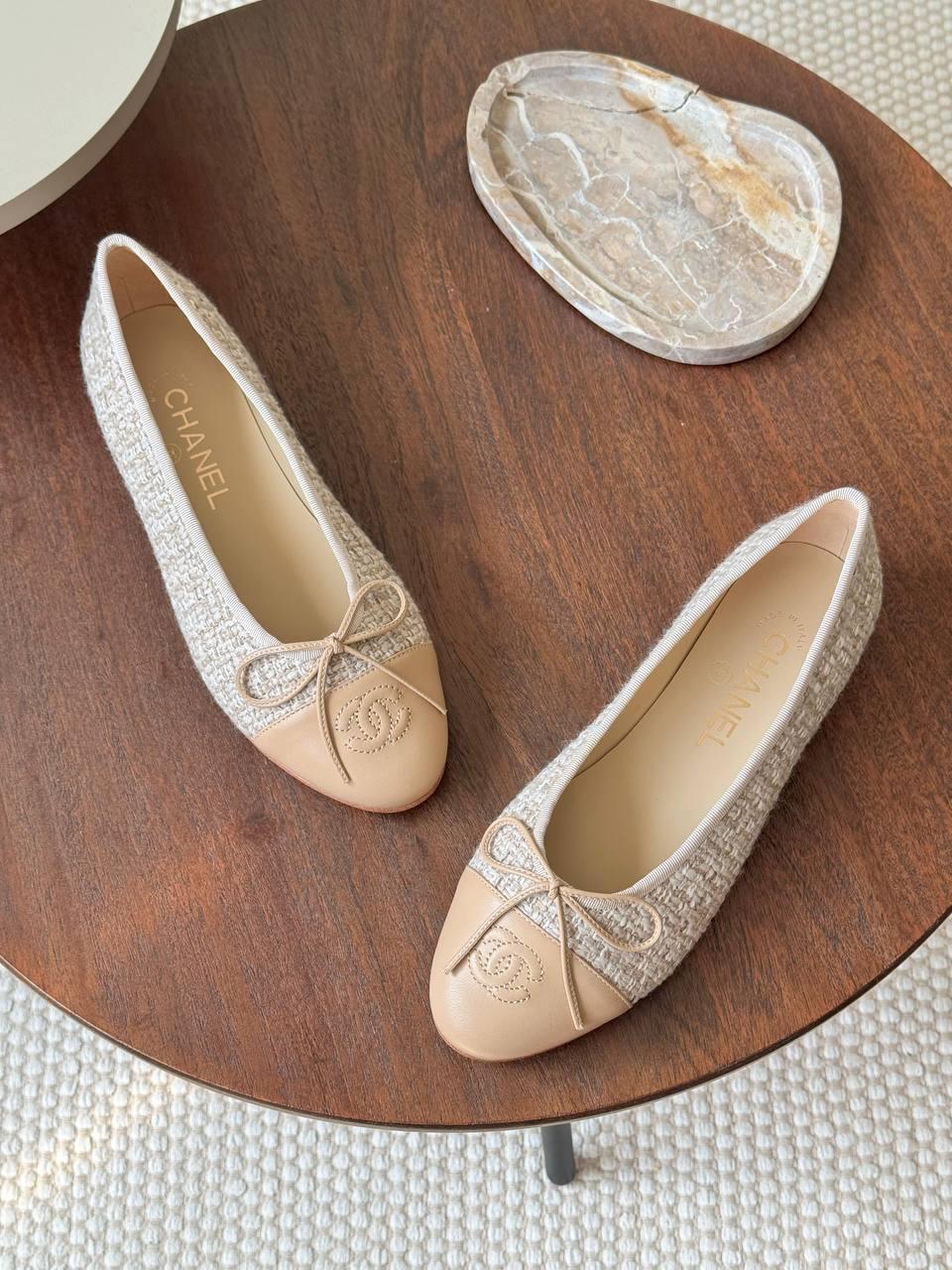 Chanel ballerina cap toe women's flats | Master rands