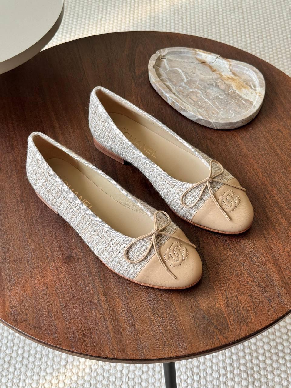 Chanel ballerina cap toe women's flats | Master rands