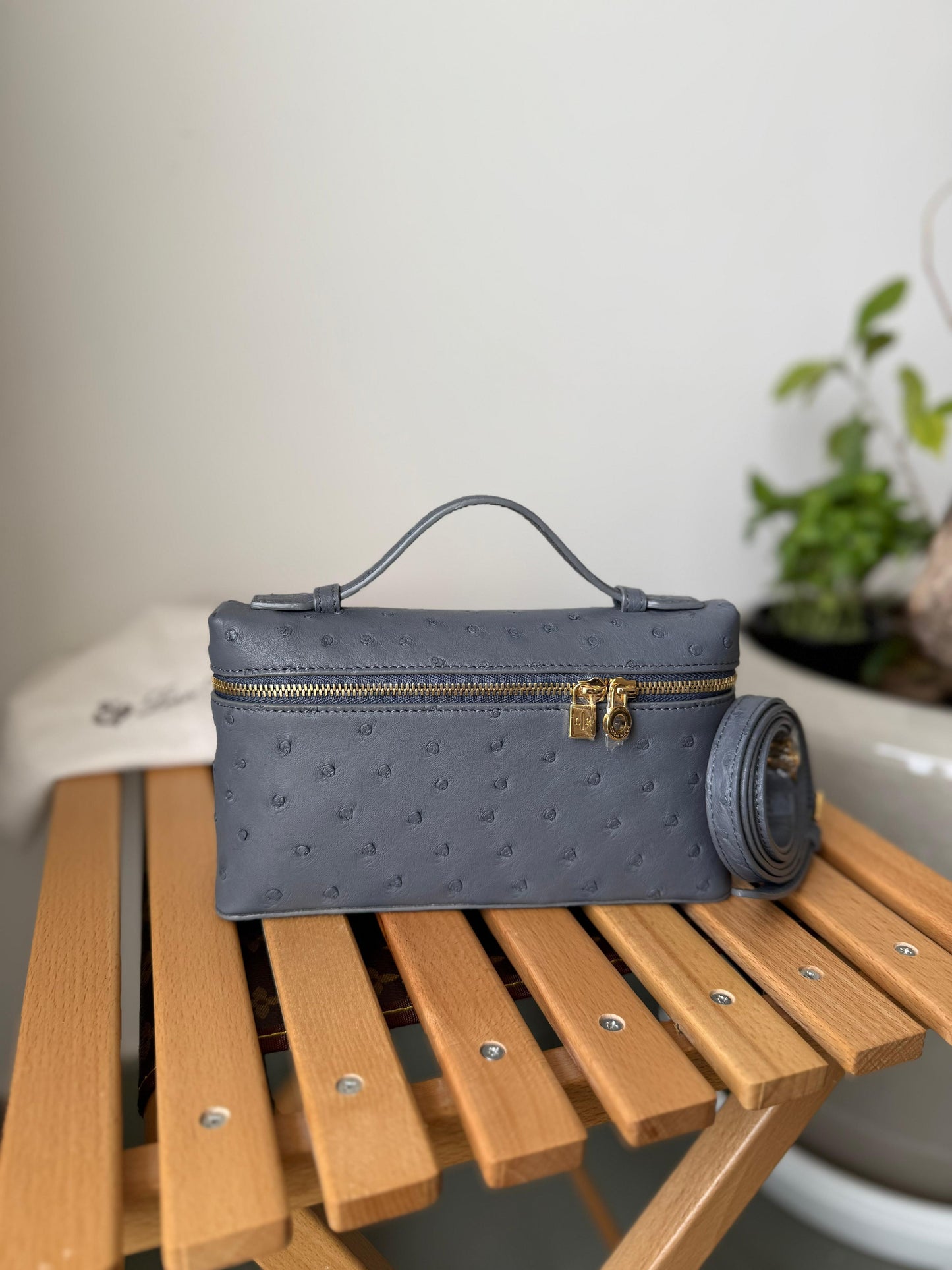 Loro Piana Extra Pocket L19 Ostrich Leather bag | Master Brands