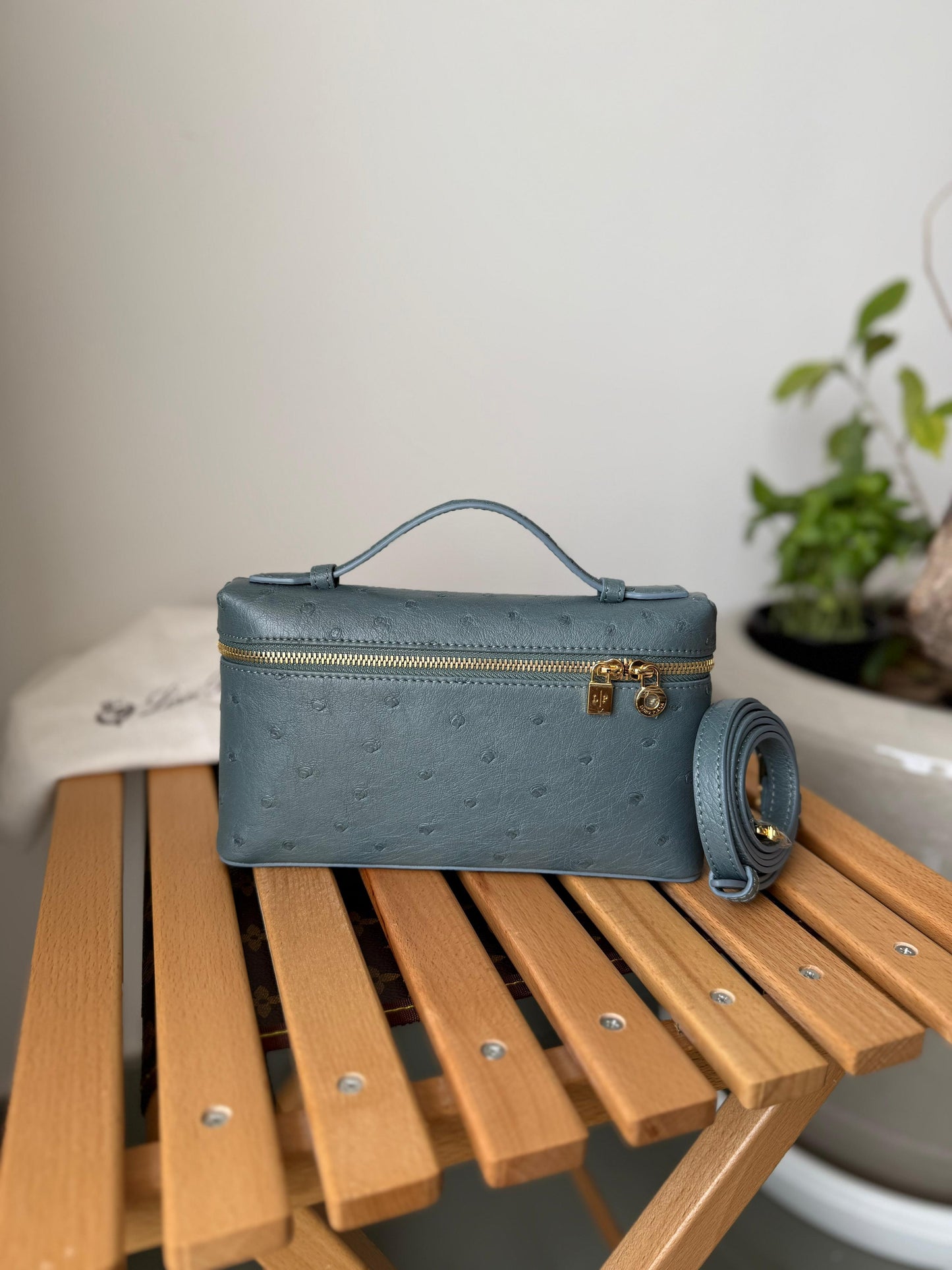 Loro Piana Extra Pocket L19 Ostrich Leather bag | Master Brands