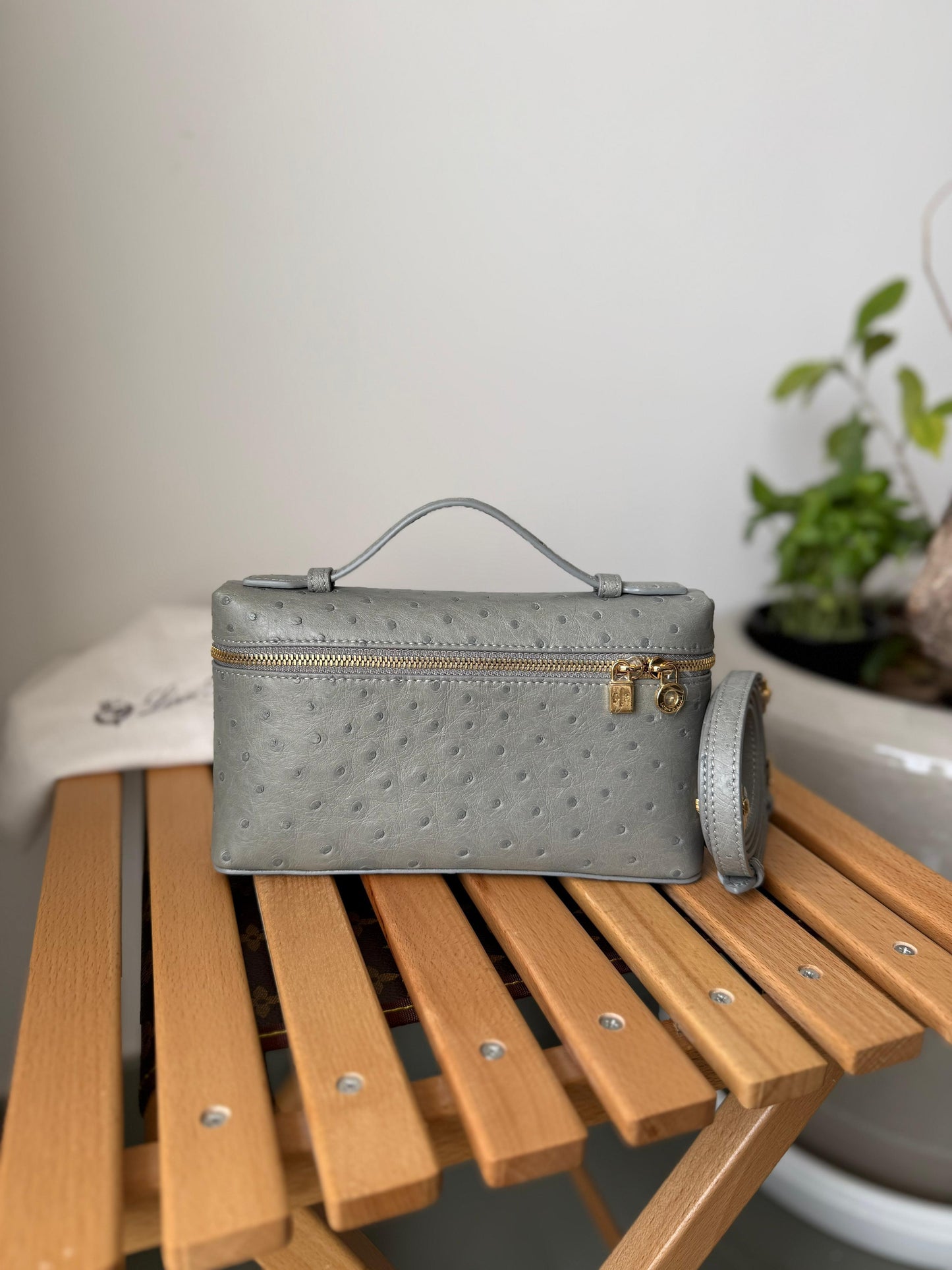 Loro Piana Extra Pocket L19 Ostrich Leather bag | Master Brands