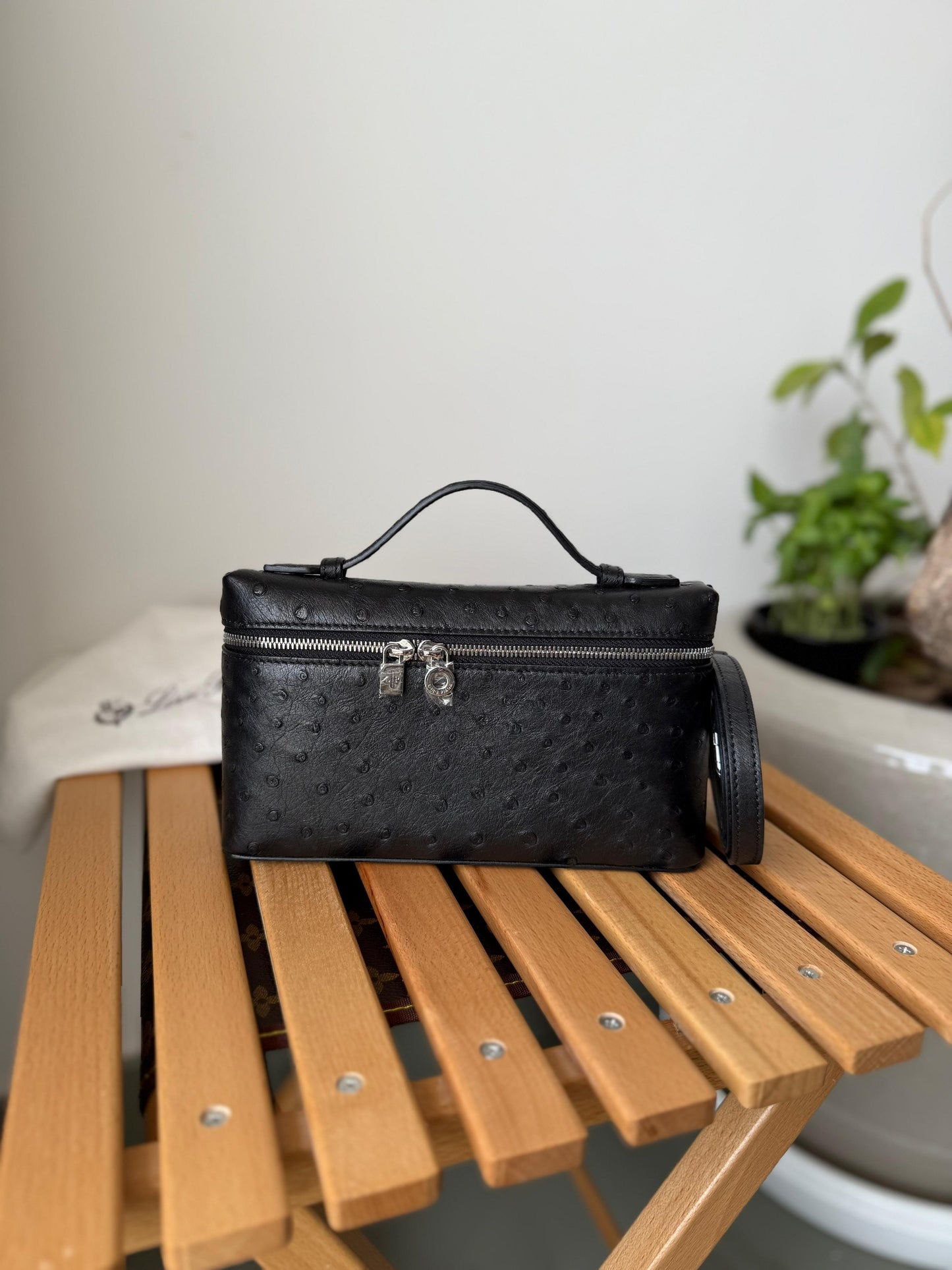 Loro Piana Extra Pocket L19 Ostrich Leather bag | Master Brands