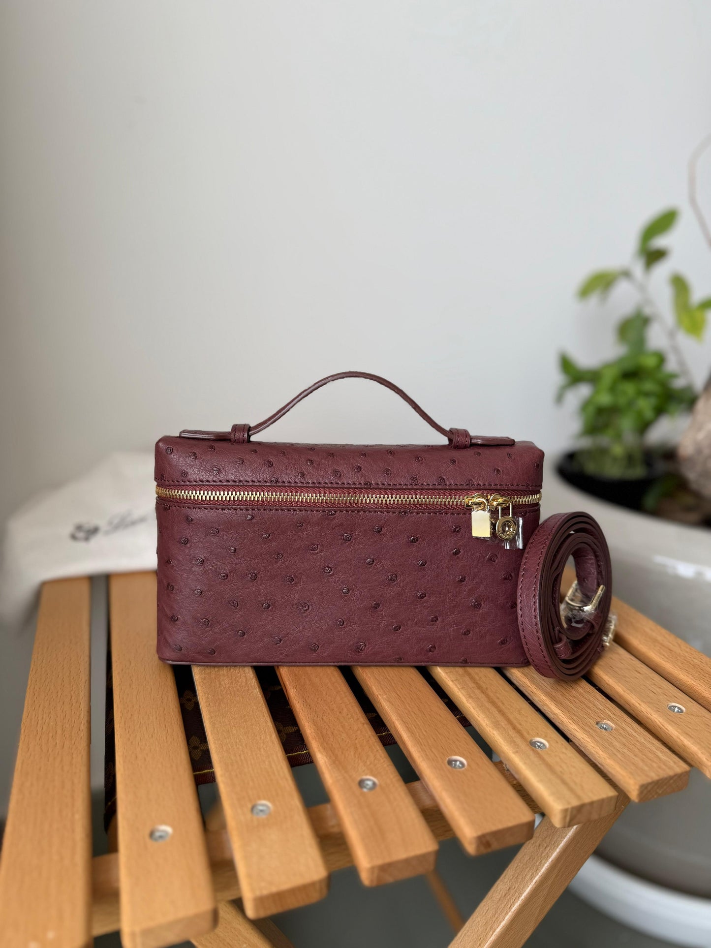 Loro Piana Extra Pocket L19 Ostrich Leather bag | Master Brands