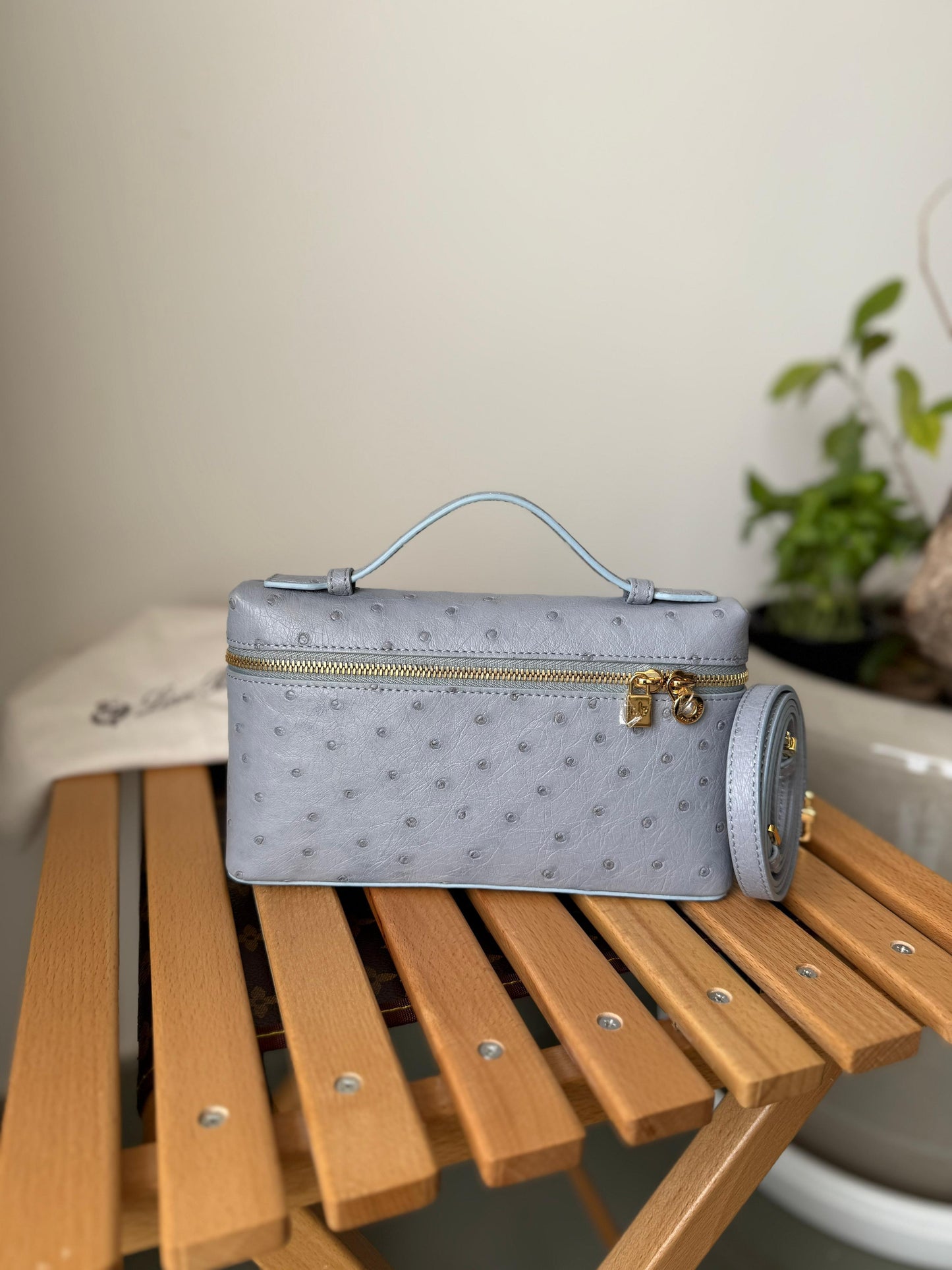 Loro Piana Extra Pocket L19 Ostrich Leather bag | Master Brands