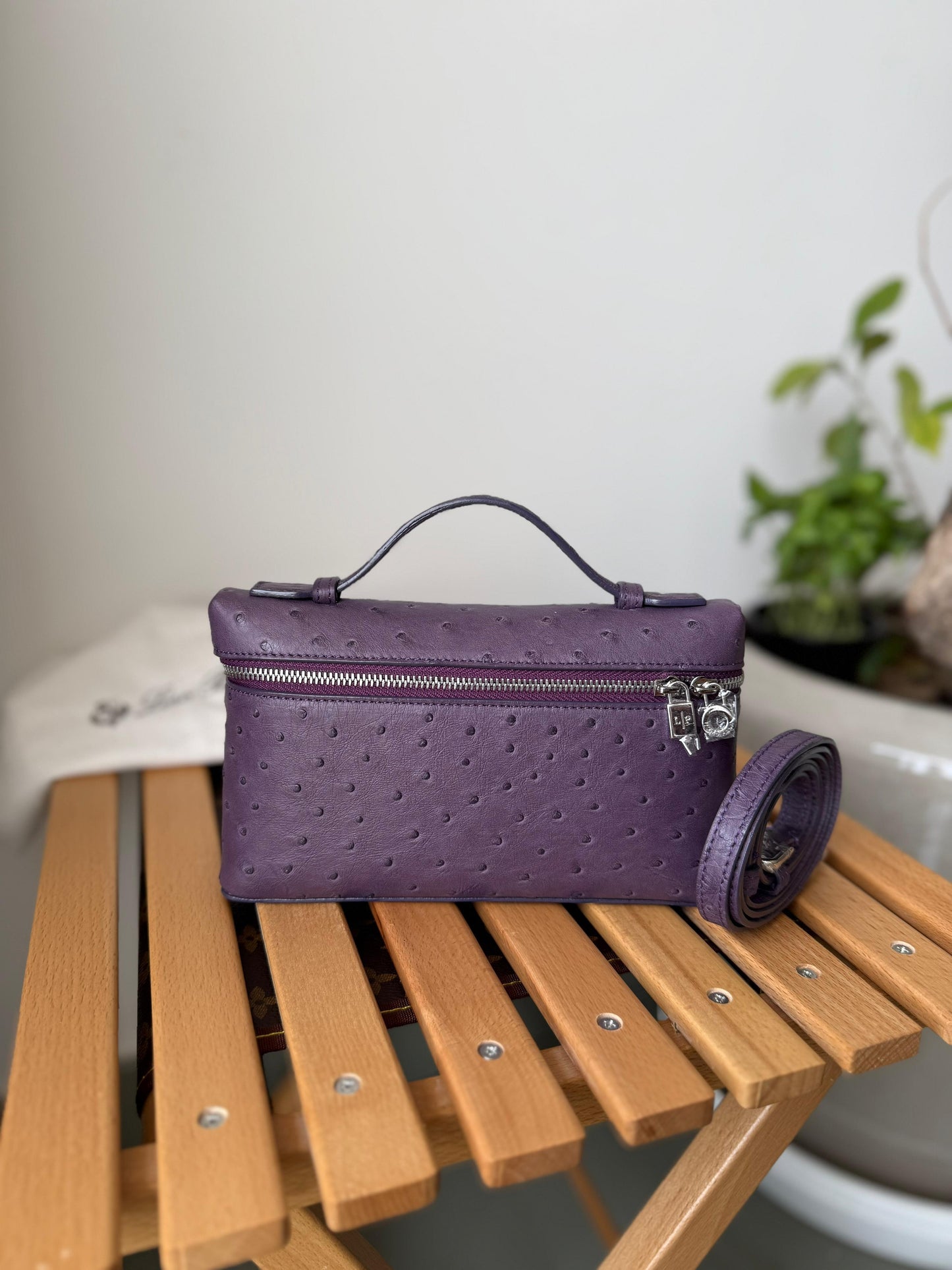 Loro Piana Extra Pocket L19 Ostrich Leather bag | Master Brands