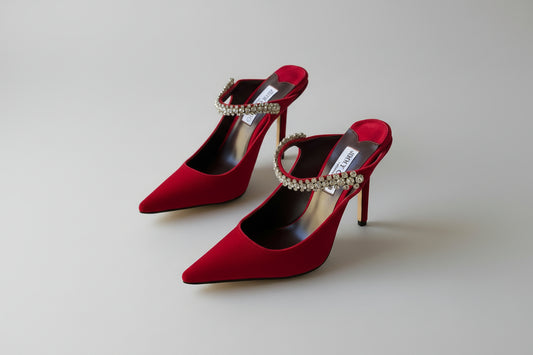 Jimmy Choo Bing 100 Mules | Long Heels