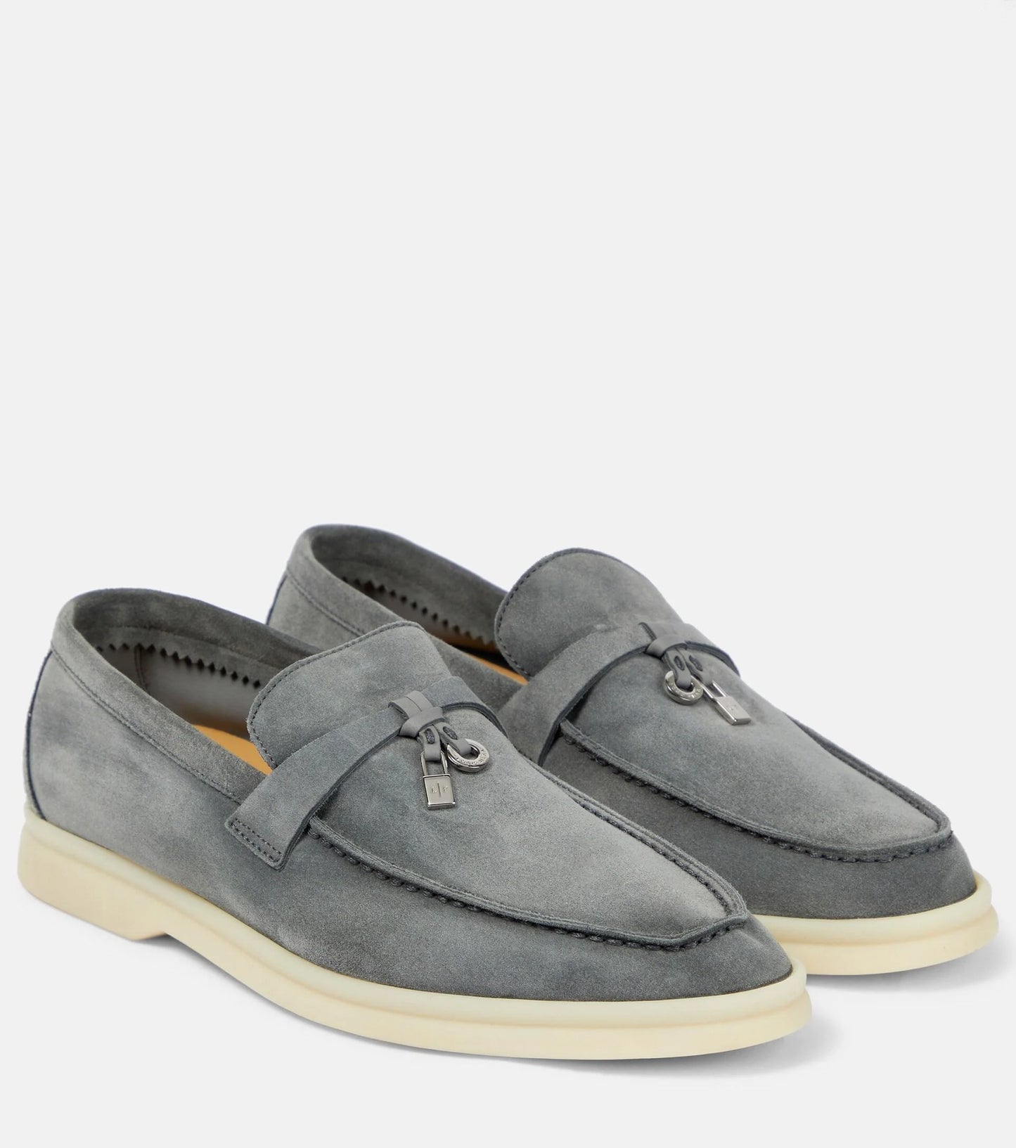 Loro Piana Summer Charms Walk loafers suede | Master Brands