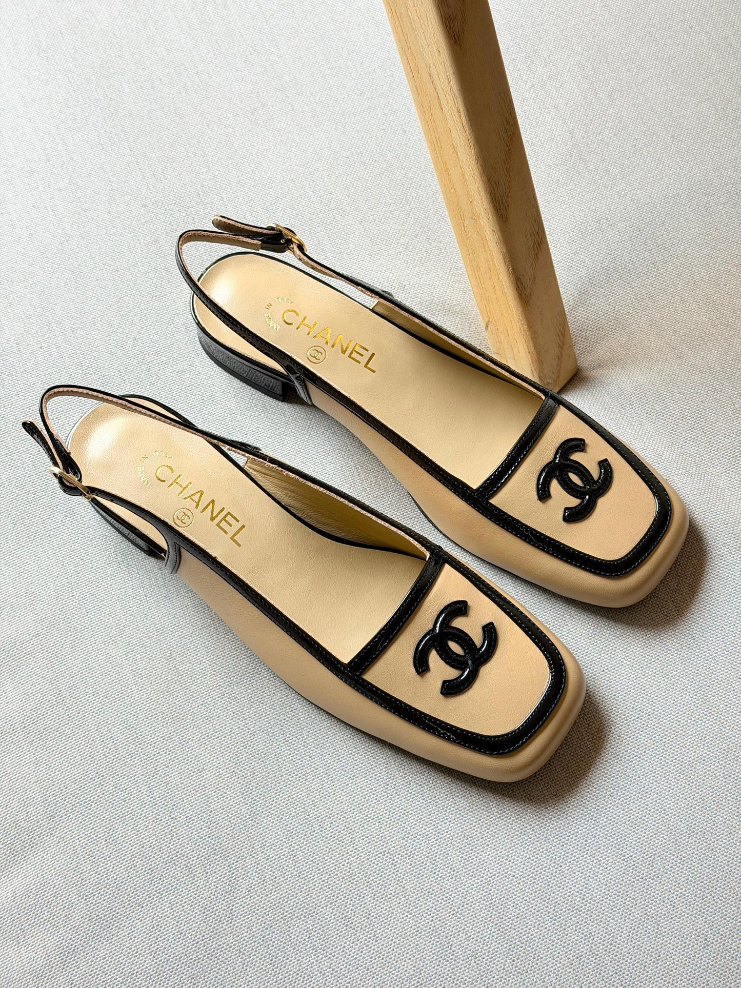 Chanel Slingback Pumps Calfskin Shoe|Master Brand