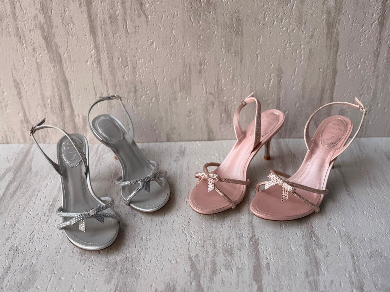 Rene Caovilla Crystal Slingback Heels|Master Brand