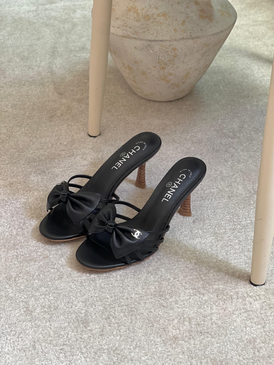 chanel bow sandals (Copy)