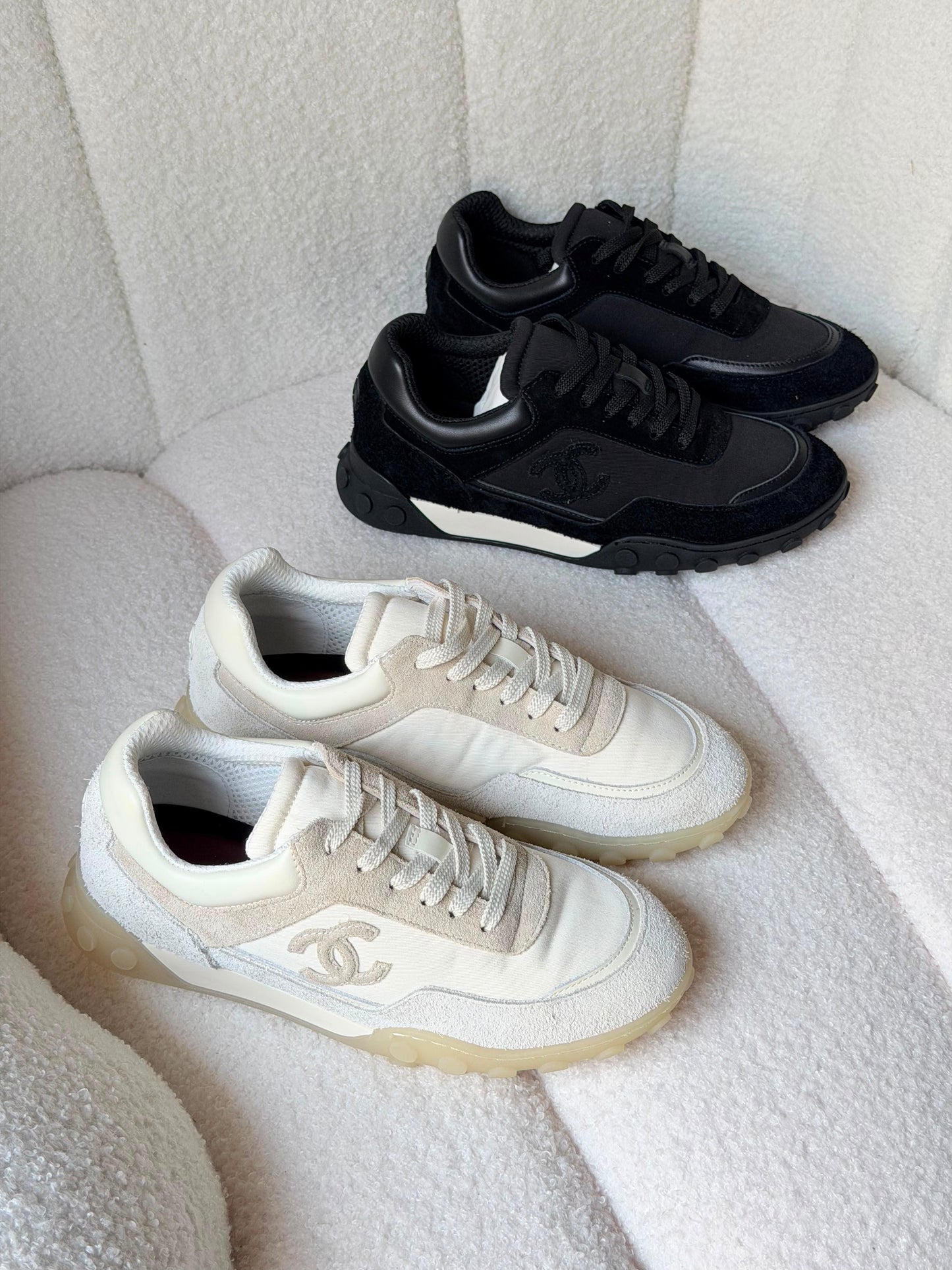 Chanel CC Logo Sneakers
