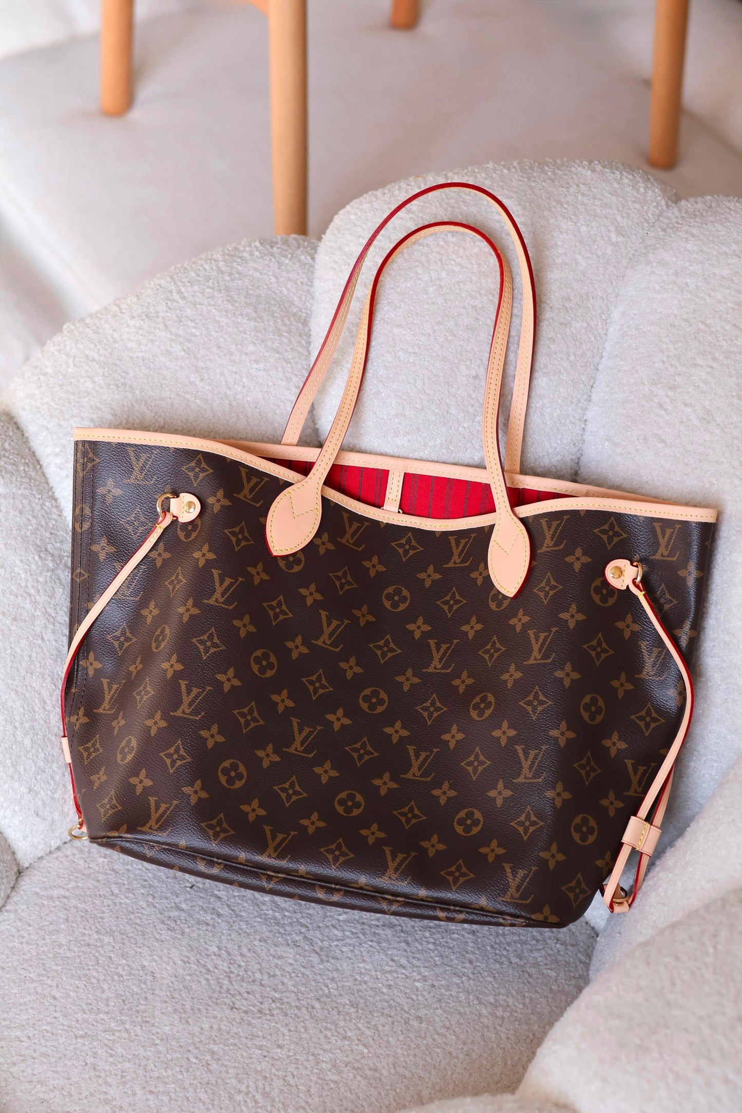 Damier Ebene Louis Vuitton Neverfull Bag|Master Brand