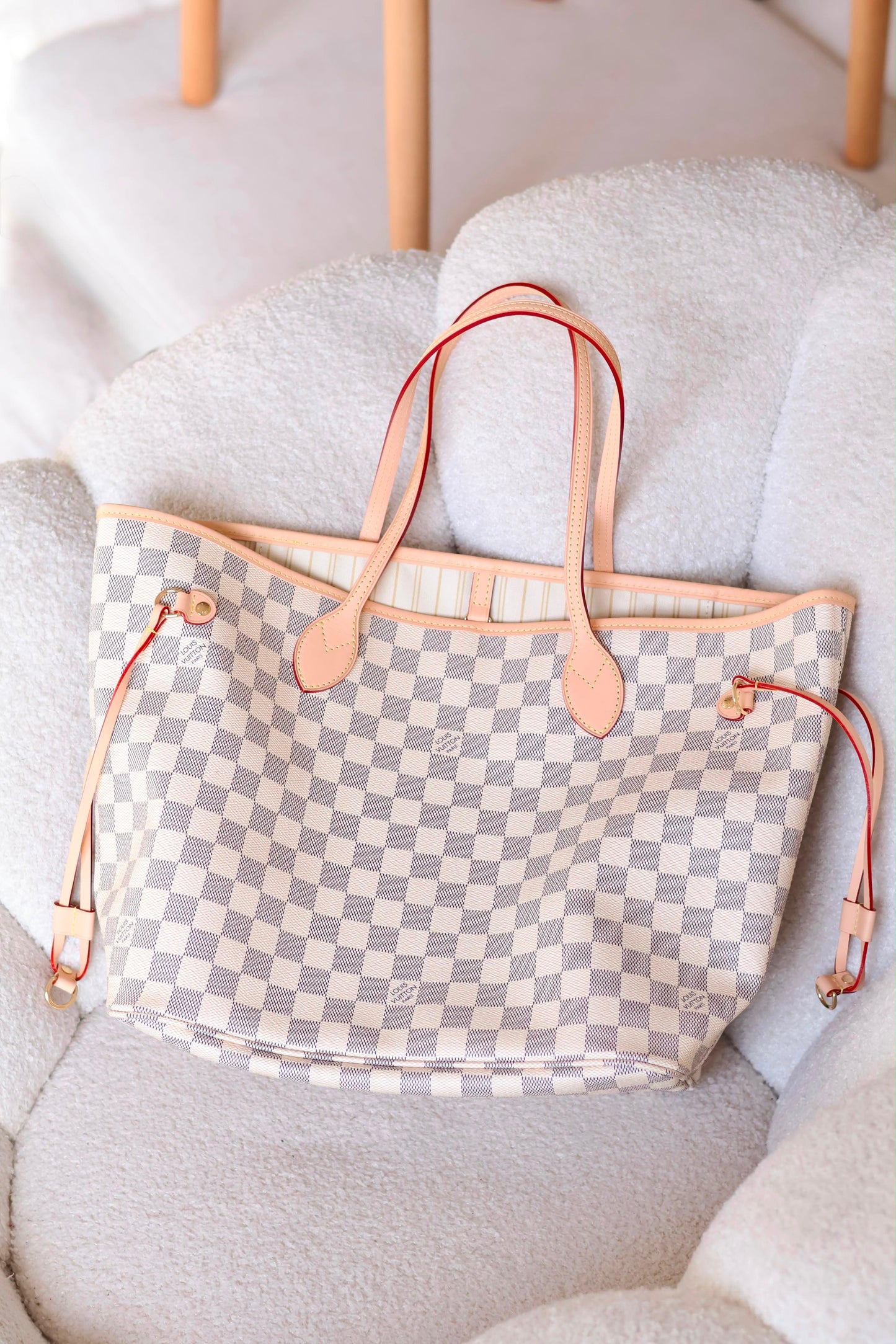 Damier Ebene Louis Vuitton Neverfull Bag|Master Brand