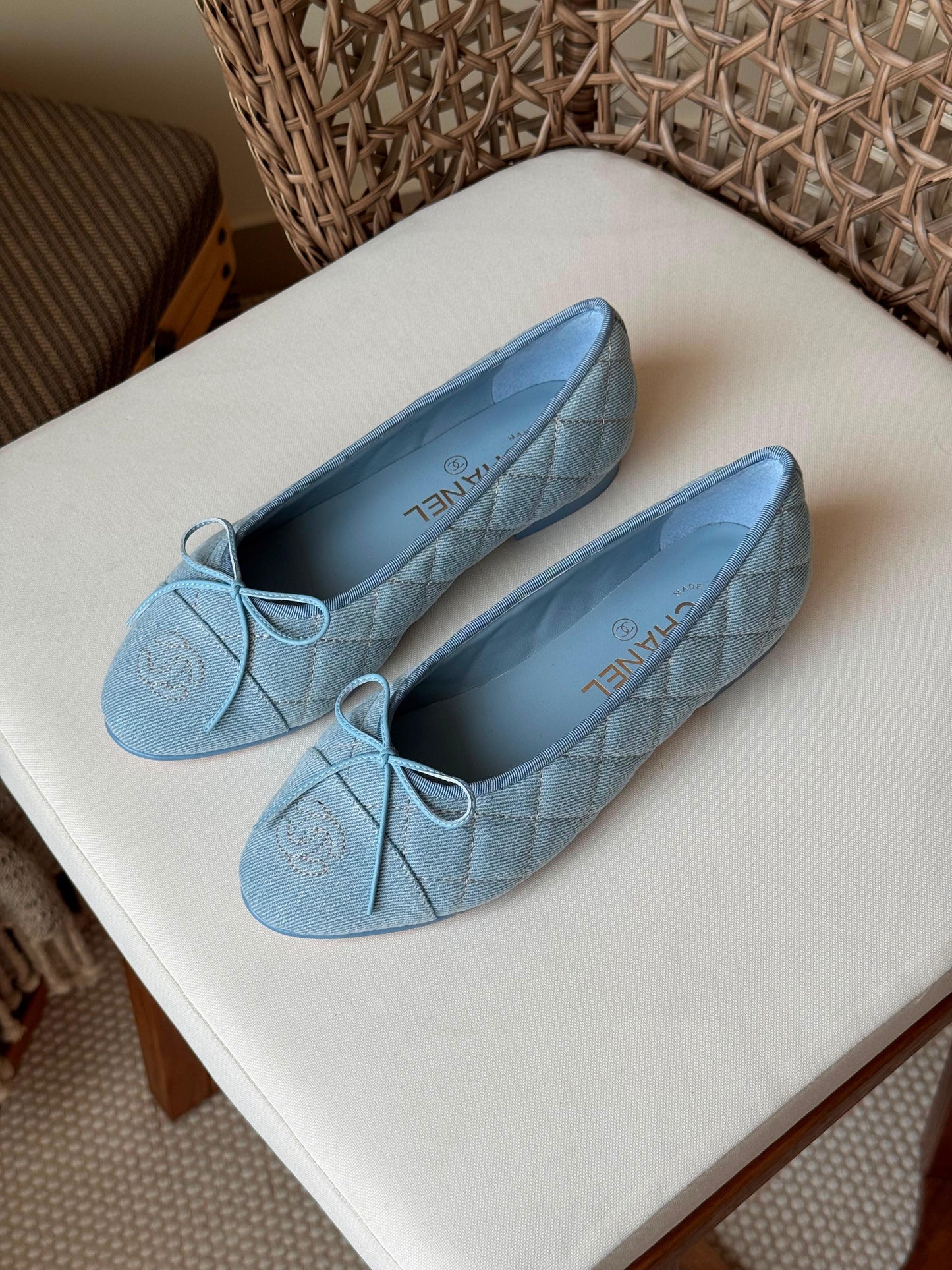 Chanel ballerina pumps flat shoes|MasterBrand