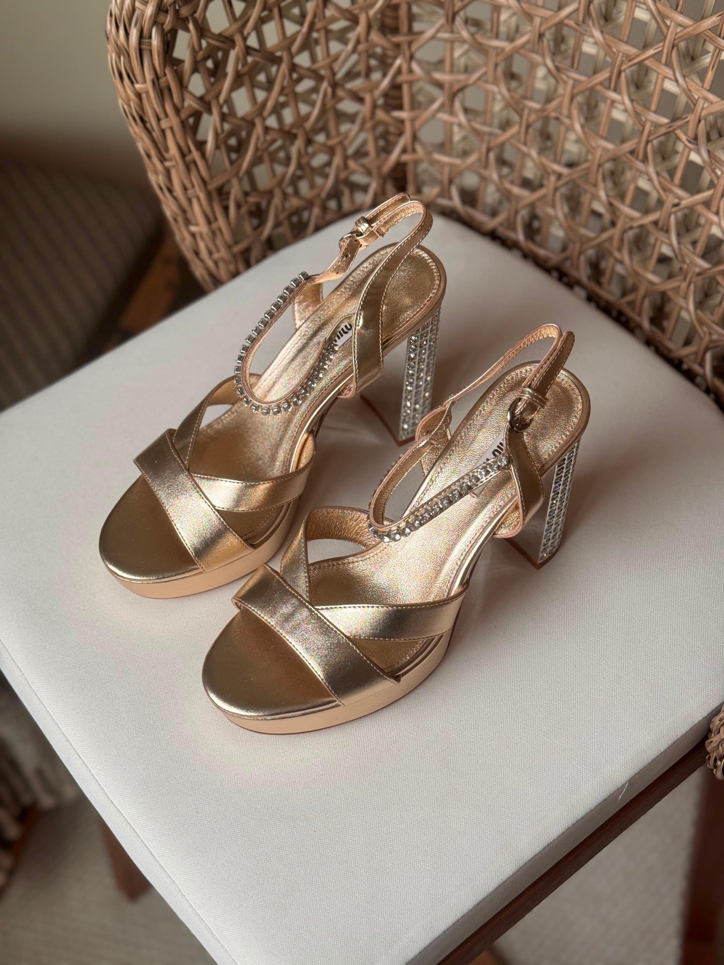 Miu Miu satin sandals|master brand