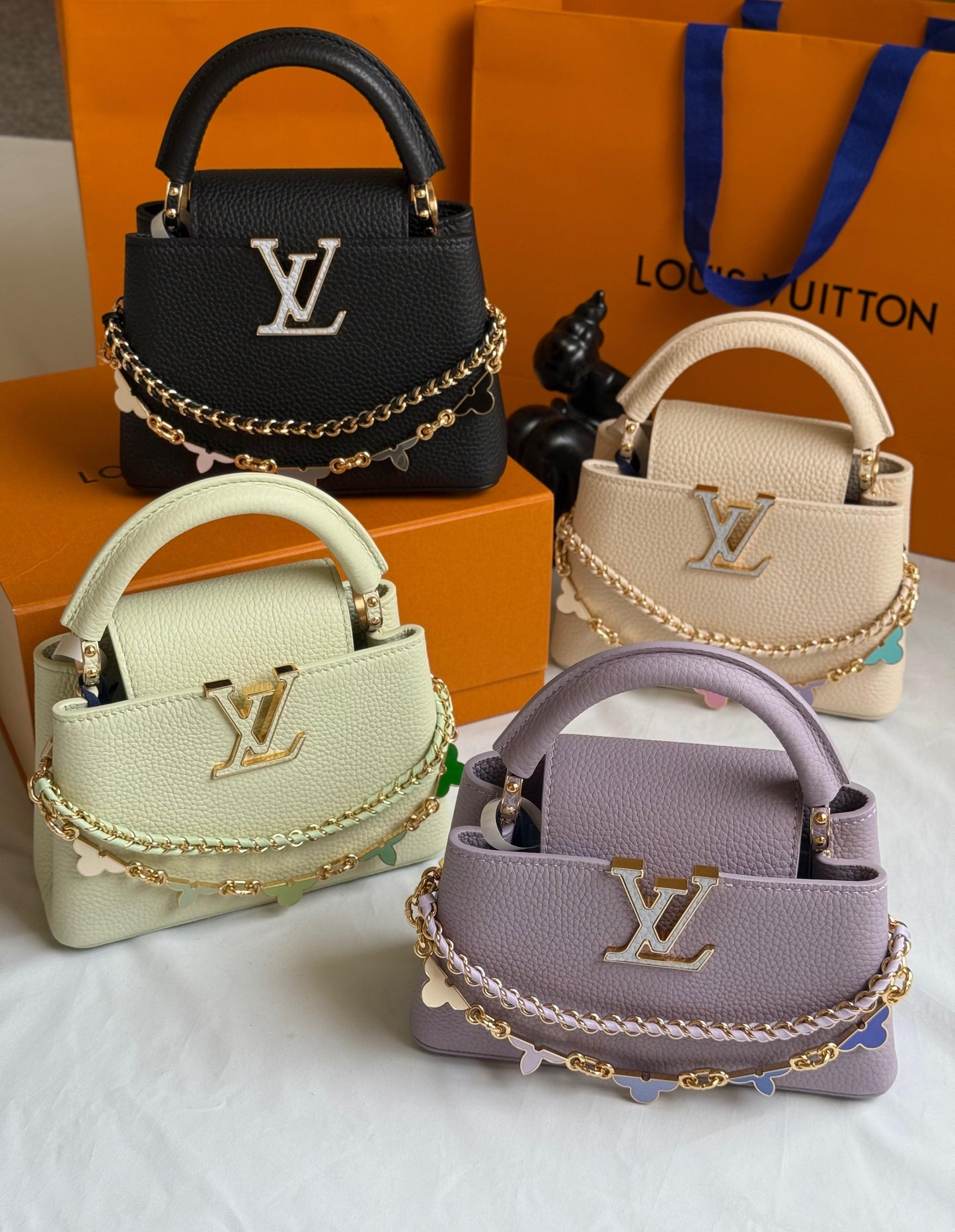LOUIS VUITTON CAPUCINES MINI BAGS|MASTER BRAND