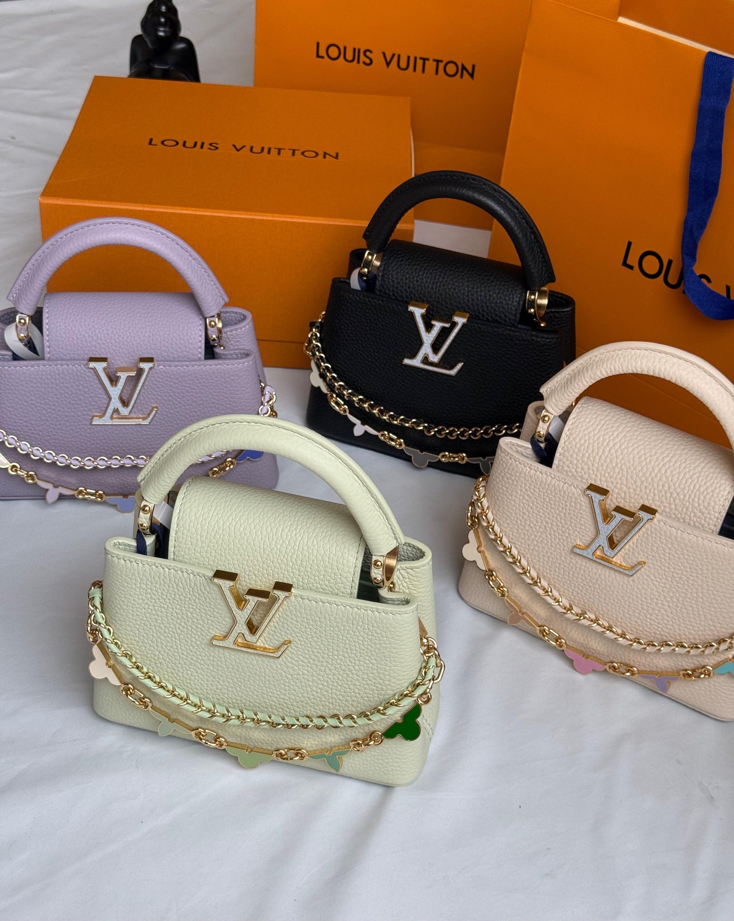 LOUIS VUITTON CAPUCINES MINI BAGS|MASTER BRAND