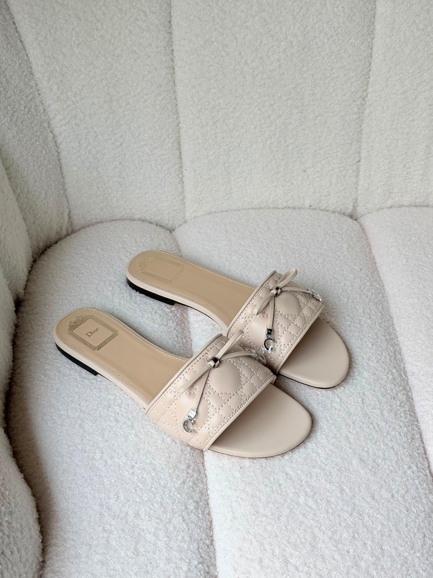 Dior Lambskin Slide Sandals|MasterBrand