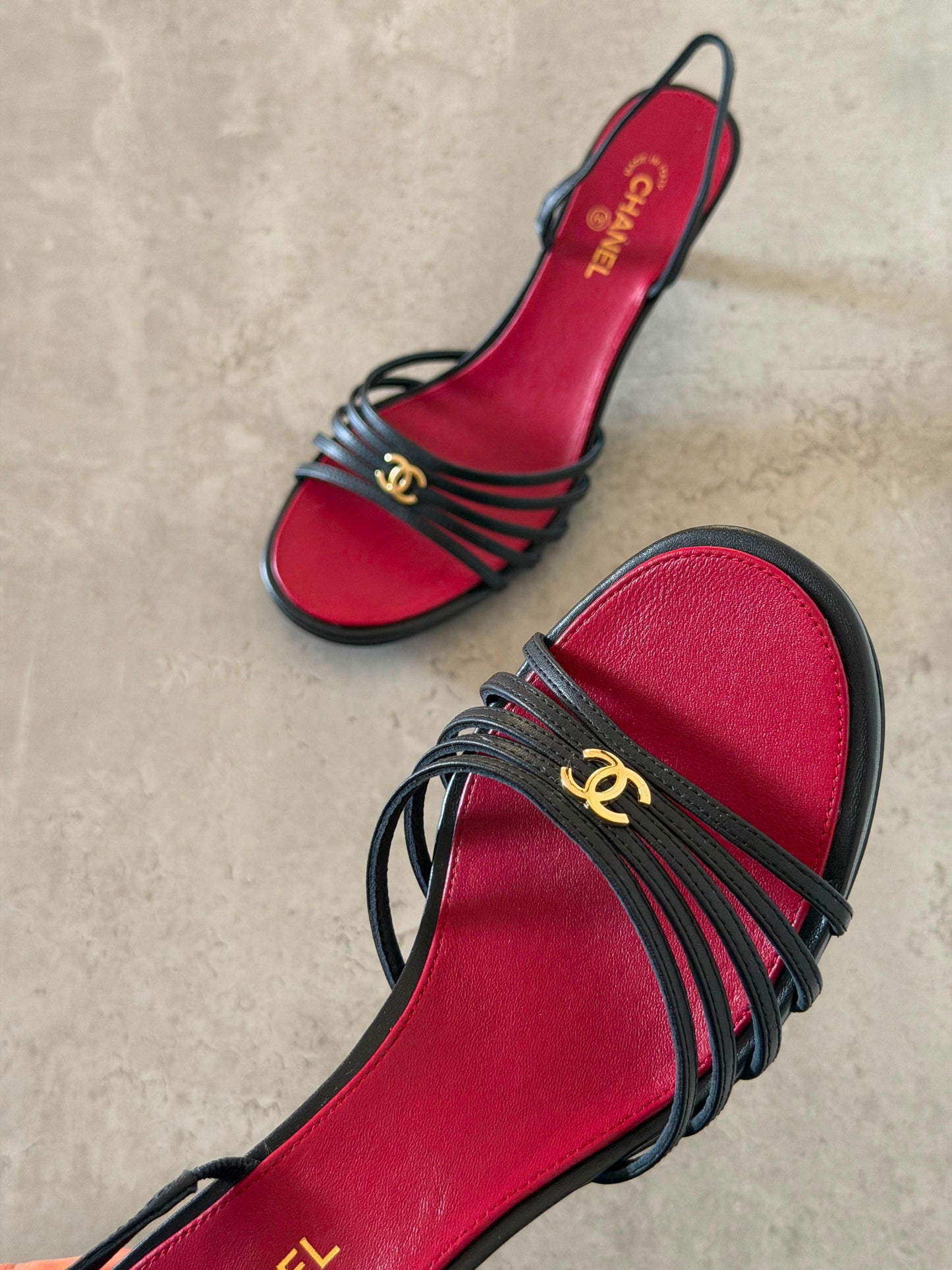 Chanel Metiers D'Art Multi-Scrap Strappy Sandals|MasterBrand