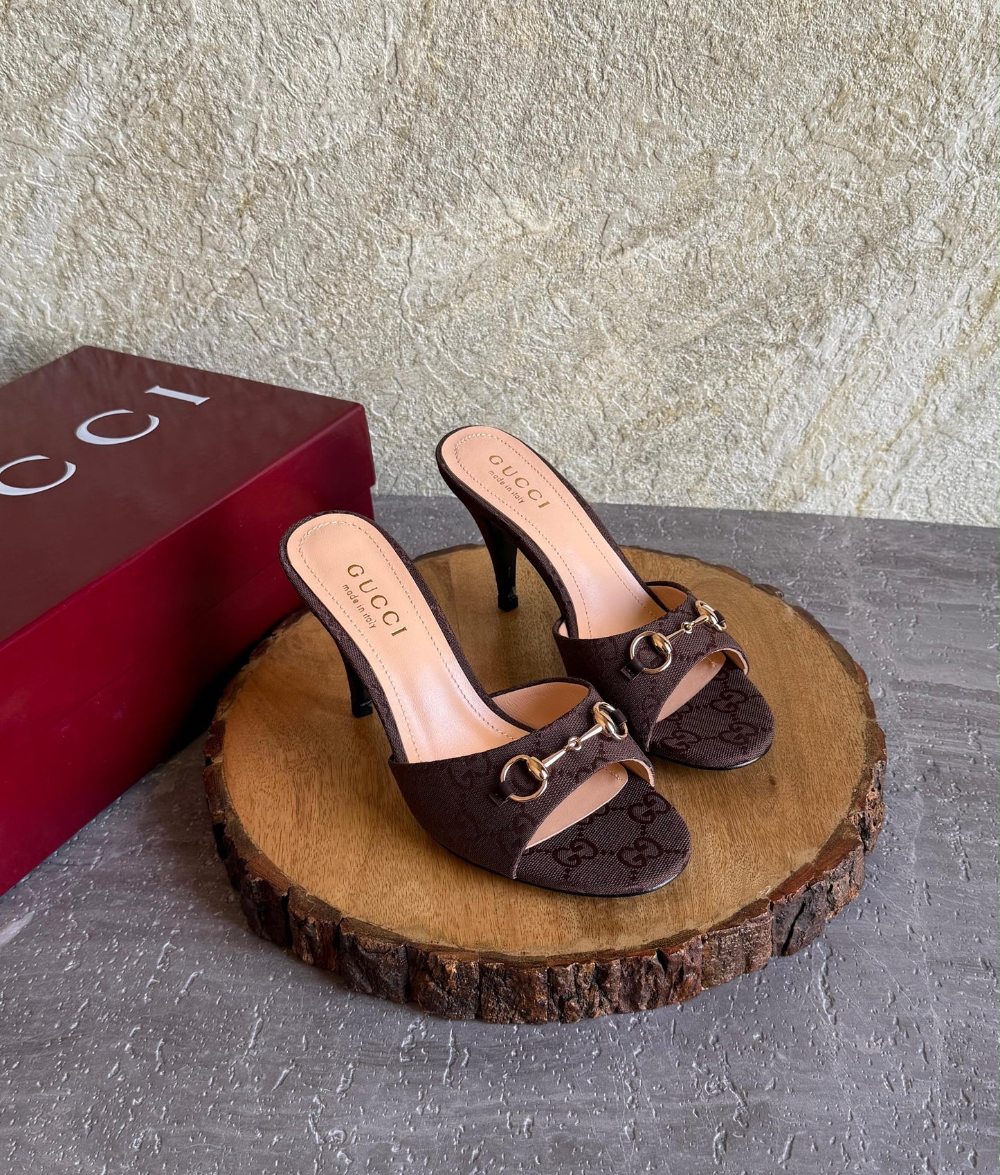 Gucci GG canvas Heels|Master Brand