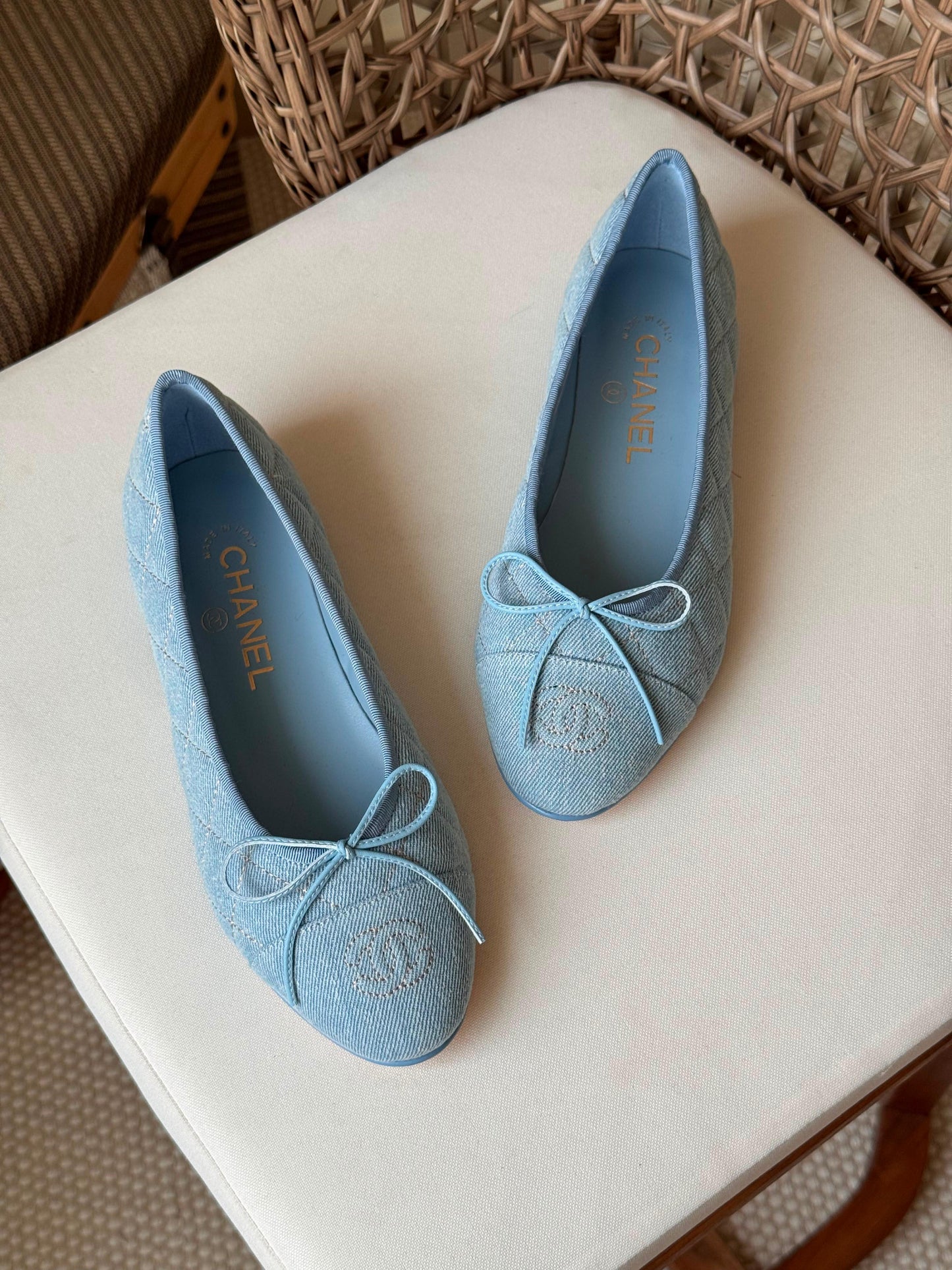 Chanel ballerina pumps flat shoes|MasterBrand