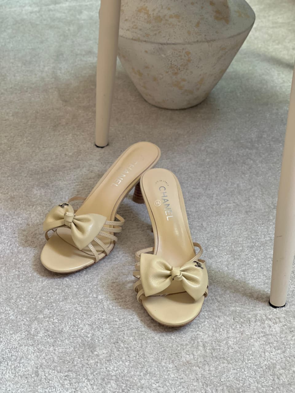 chanel bow sandals (Copy)