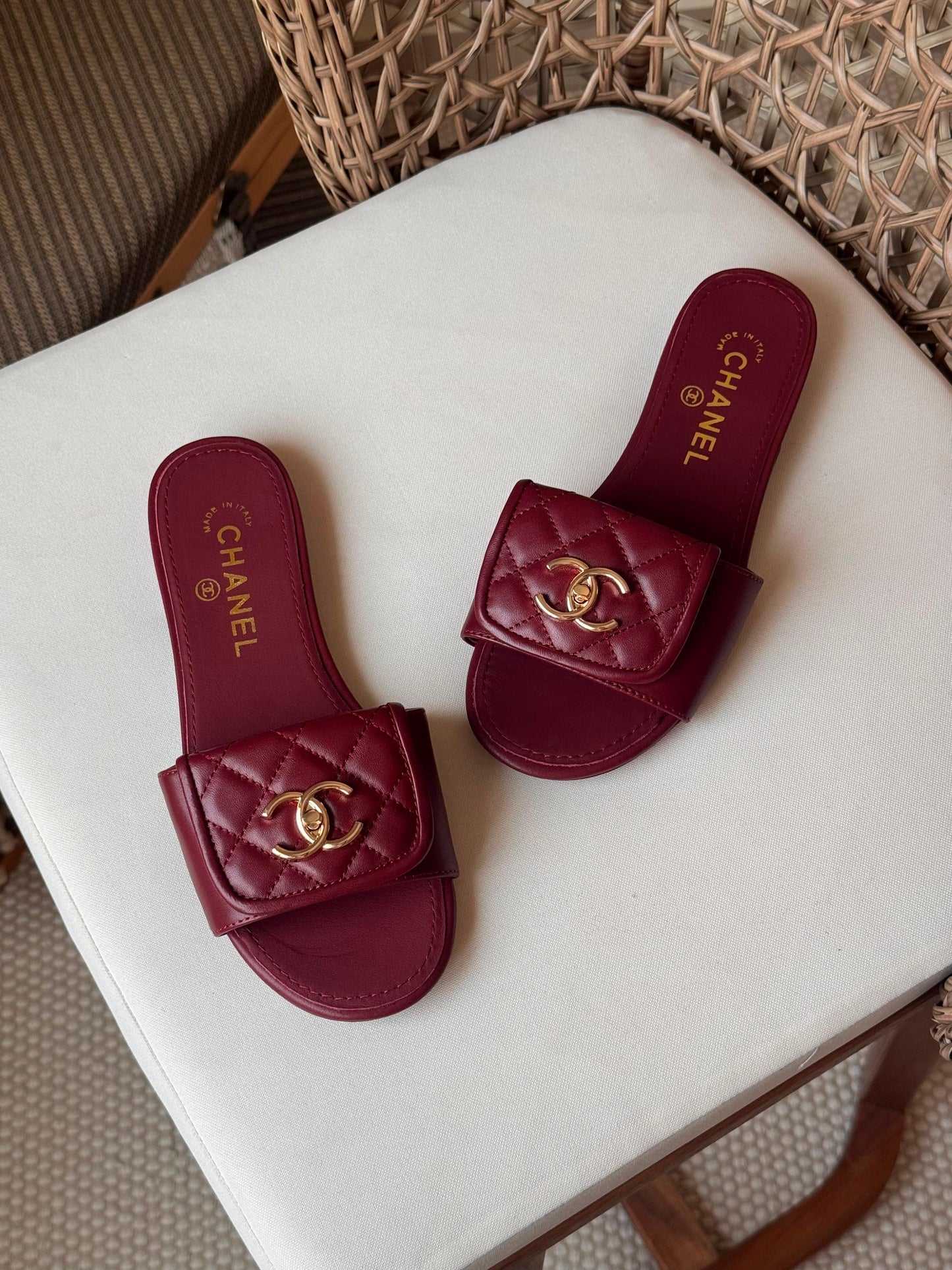 Chanel Elegant Flat Sandals|MasterBrand