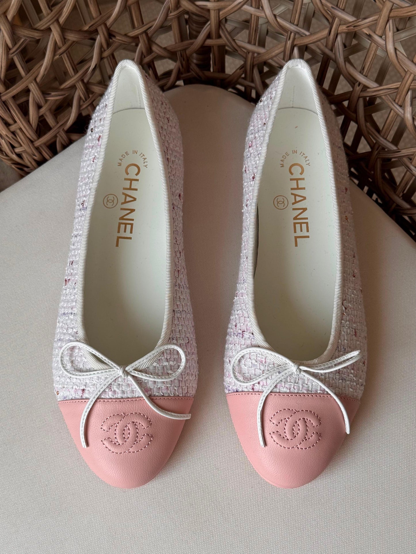 Chanel CC Cap-Toe Ballet Flats| Master Brand
