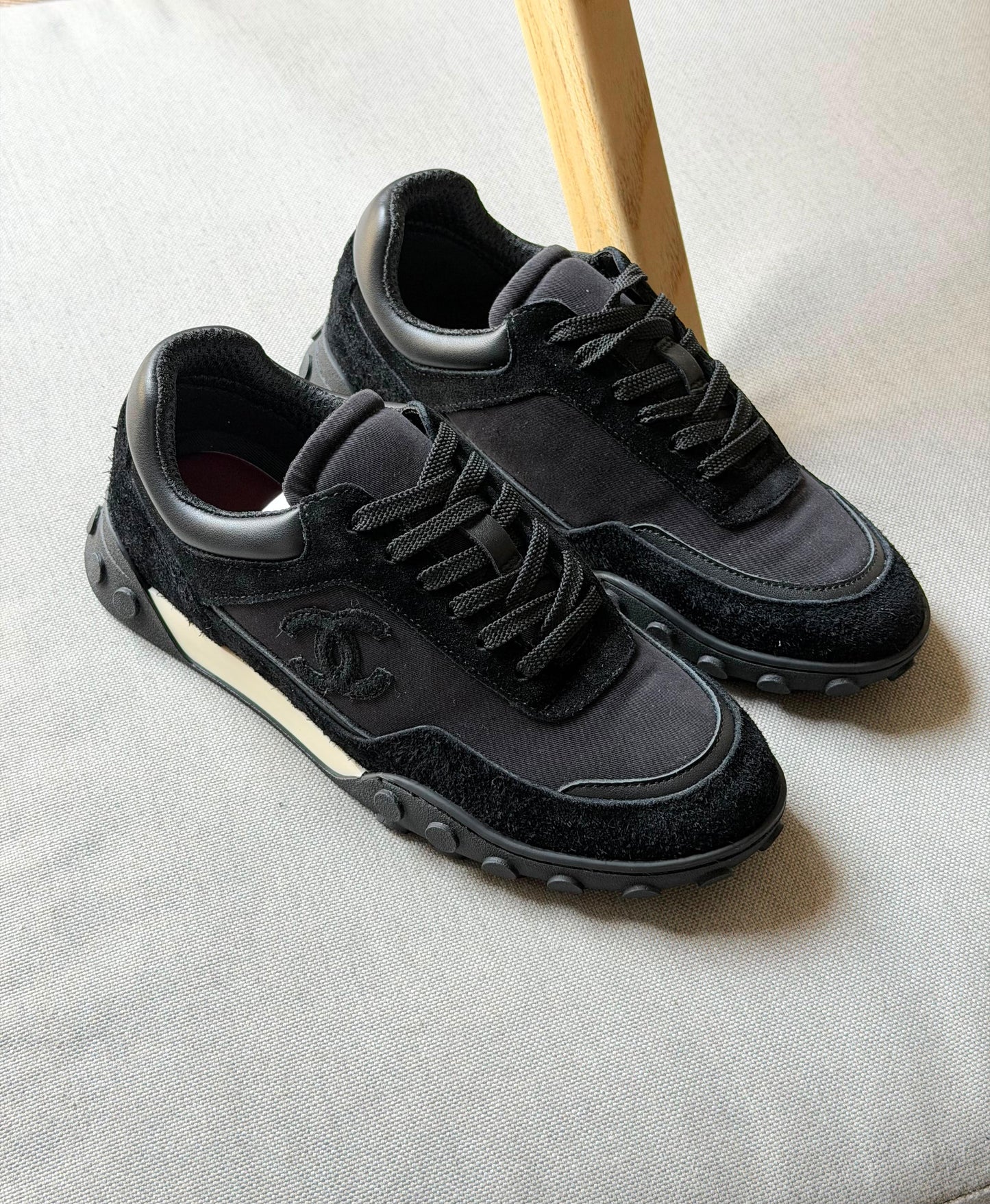 Chanel CC Logo Sneakers