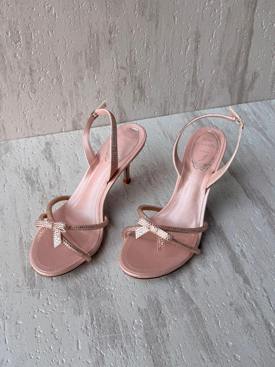 Rene Caovilla Crystal Slingback Heels|Master Brand