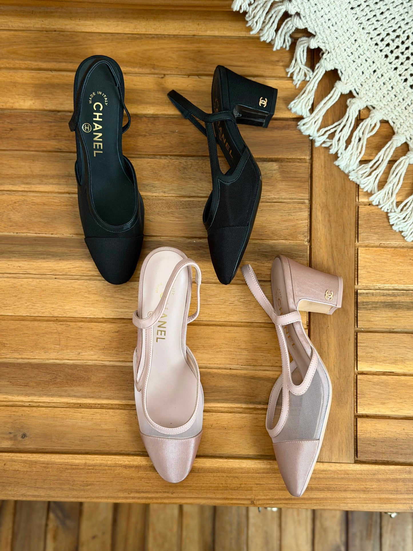 Chanel Slingback Goatskin Pumps Shoe|Master Brand